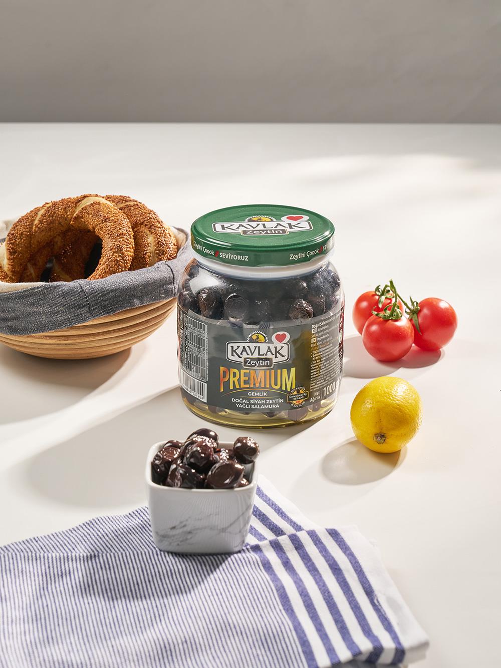 Premium Gemlik Siyah Zeytin 1 KG Pet