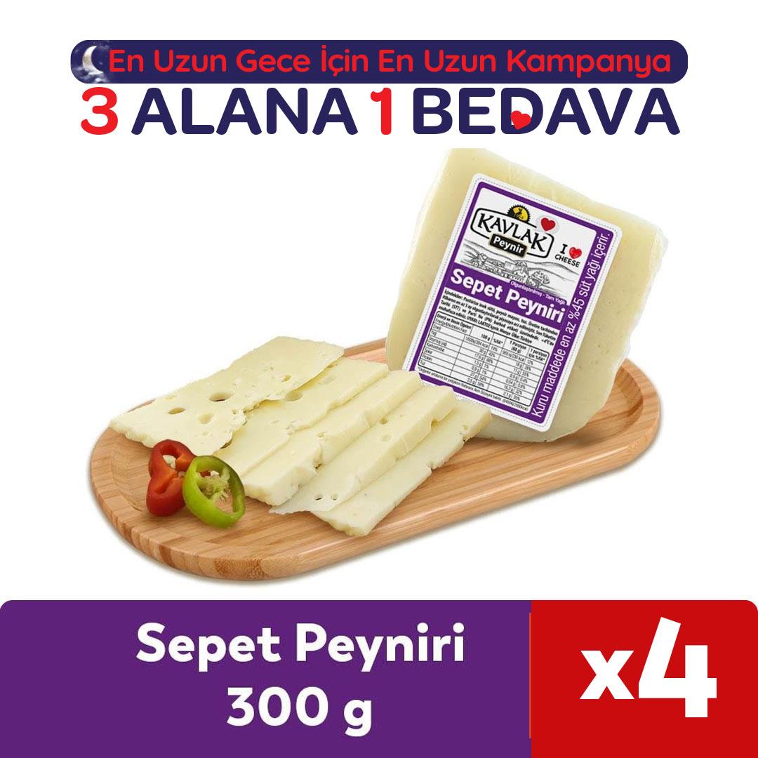 Sepet Peyniri 3 ALANA 1 BEDAVA