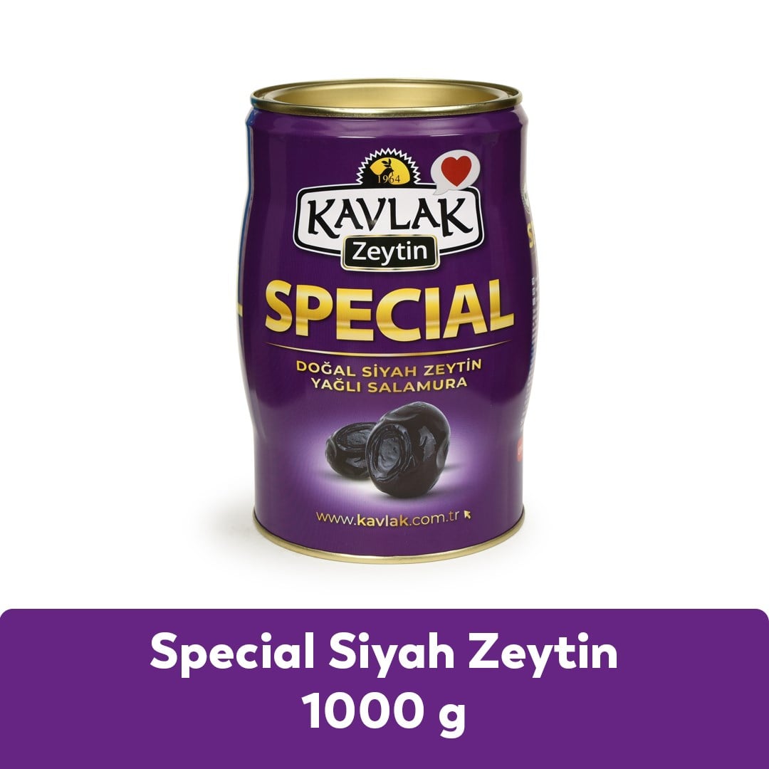 Special Siyah Zeytin 1 KG Teneke