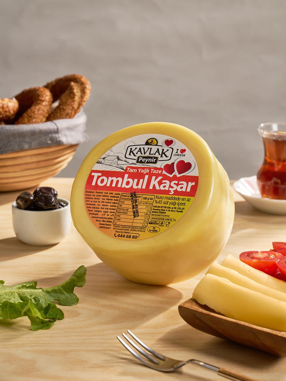 Taze Tombul Kaşar Peyniri 1 Kg