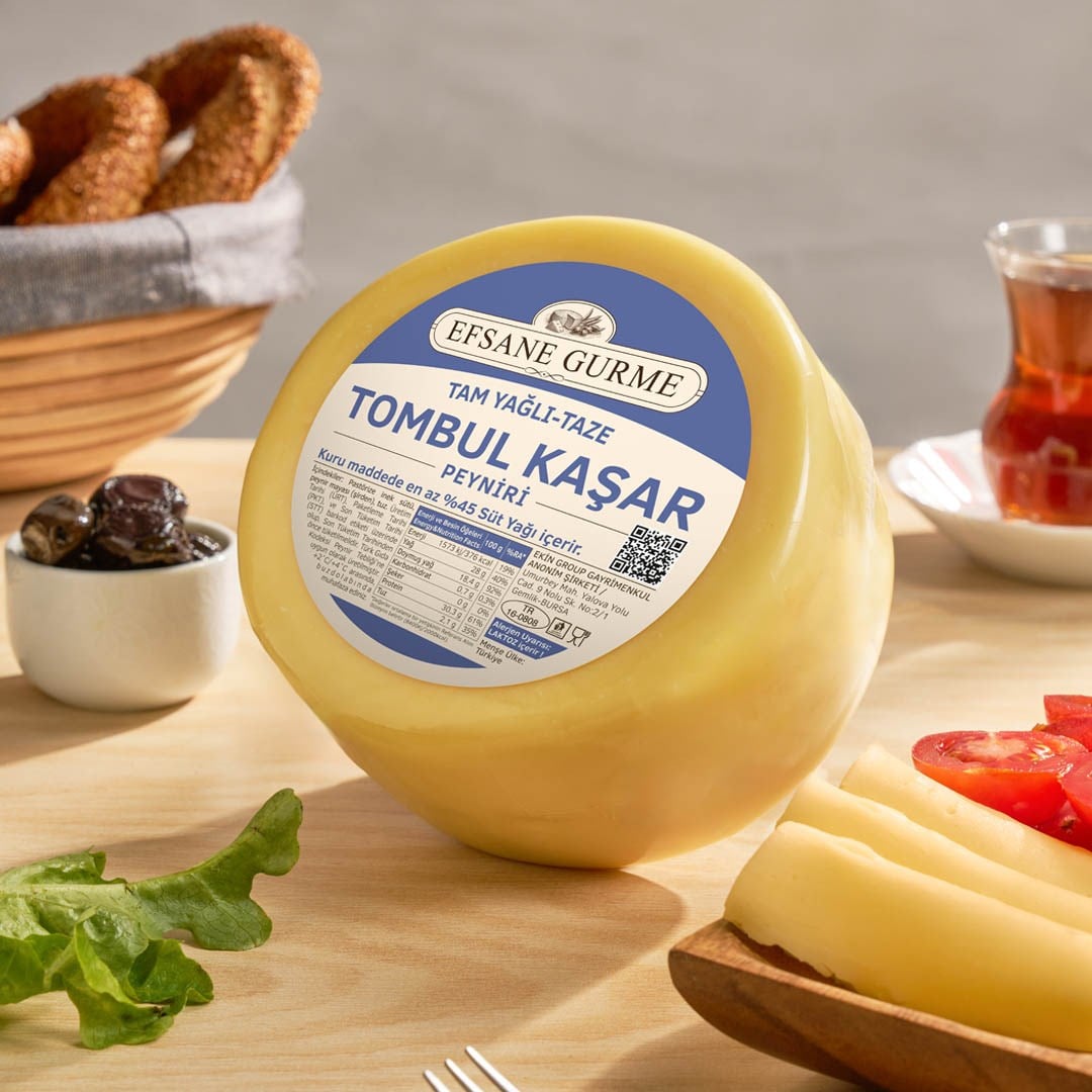 Taze Tombul Kaşar Peyniri 1 Kg