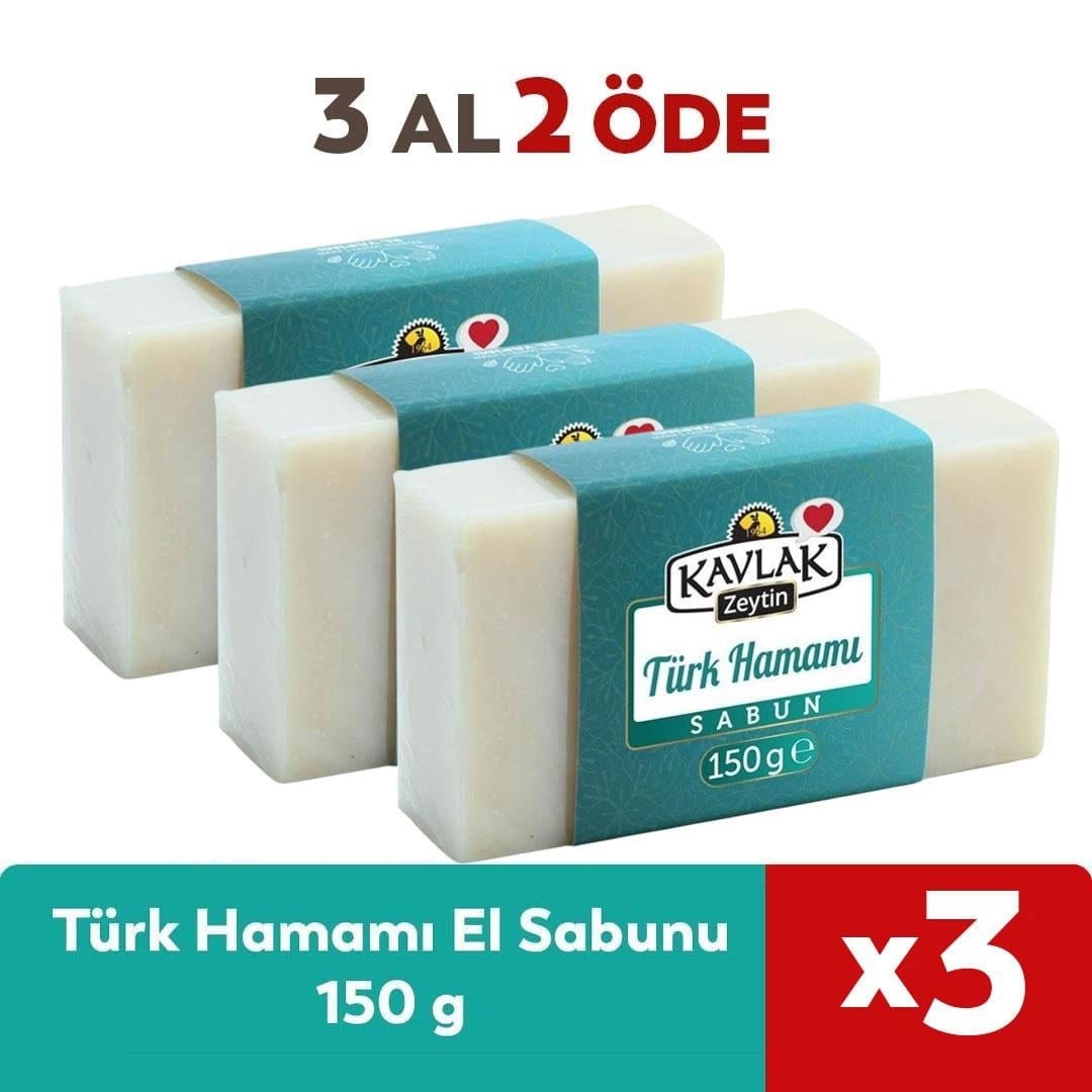 Türk Hamamı El Yapımı Sabun 150 gr 3 Al 2 Öde