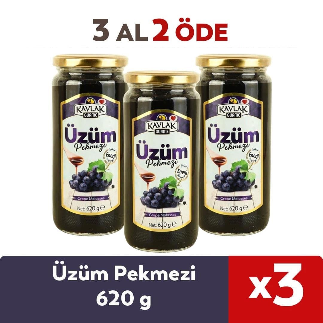 Üzüm Pekmezi 620 Gr Cam Kavanoz 3 AL 2 ÖDE