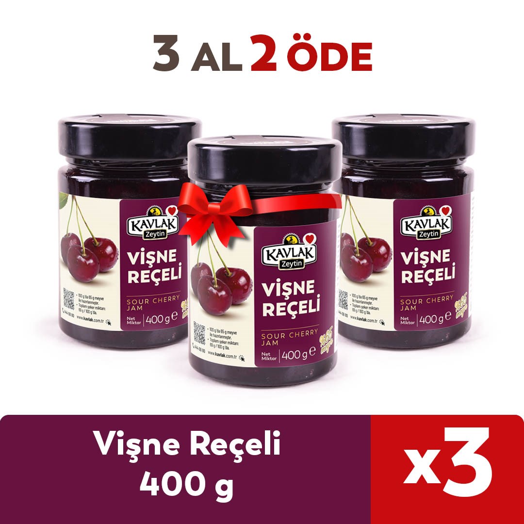 Vişne Reçeli 400 Gr 3 Al 2 Öde