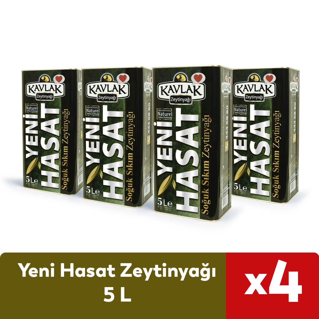 Yeni Hasat Soğuk Sıkım Zeytinyağı 4'lü Özel Fiyat
