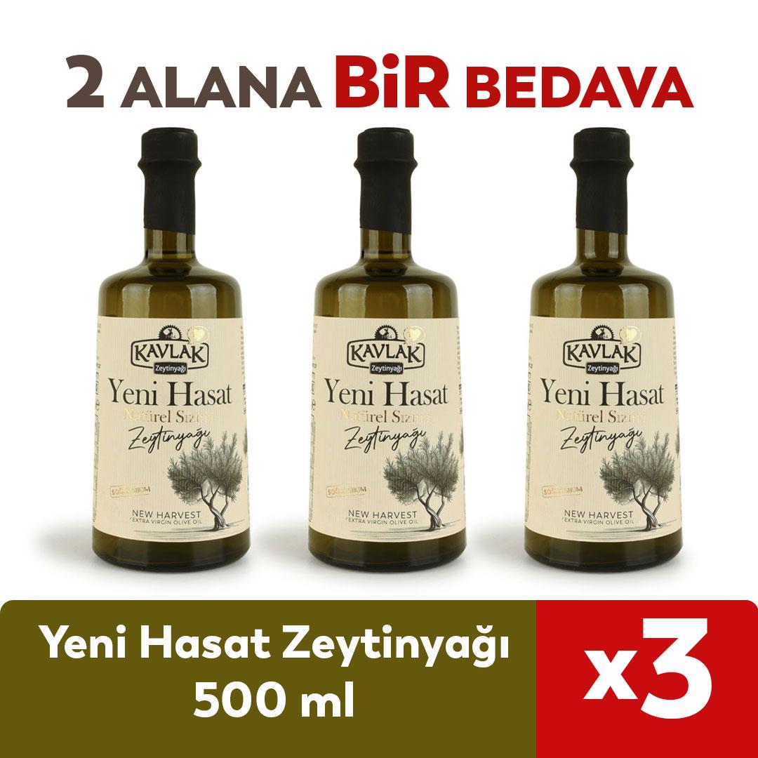 Yeni Hasat Zeytinyağı 500 Ml 2 ALANA 1 BEDAVA 