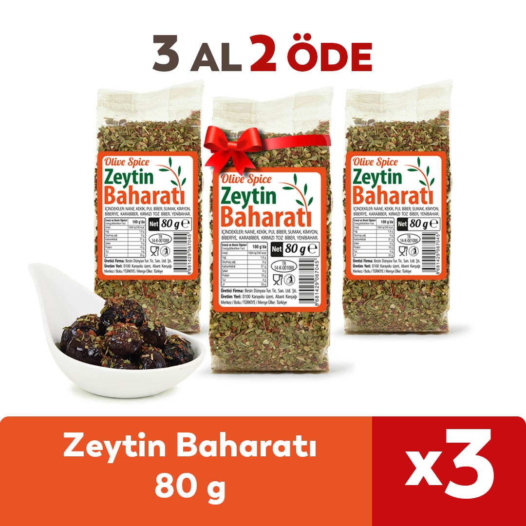 Zeytin Baharatı 80 Gr 3 Al 2 Öde
