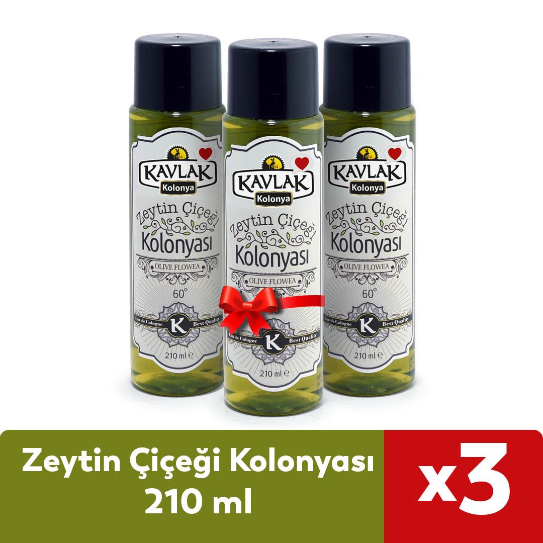 Zeytin Çiçeği Kolonyası 210 Ml 3 lü