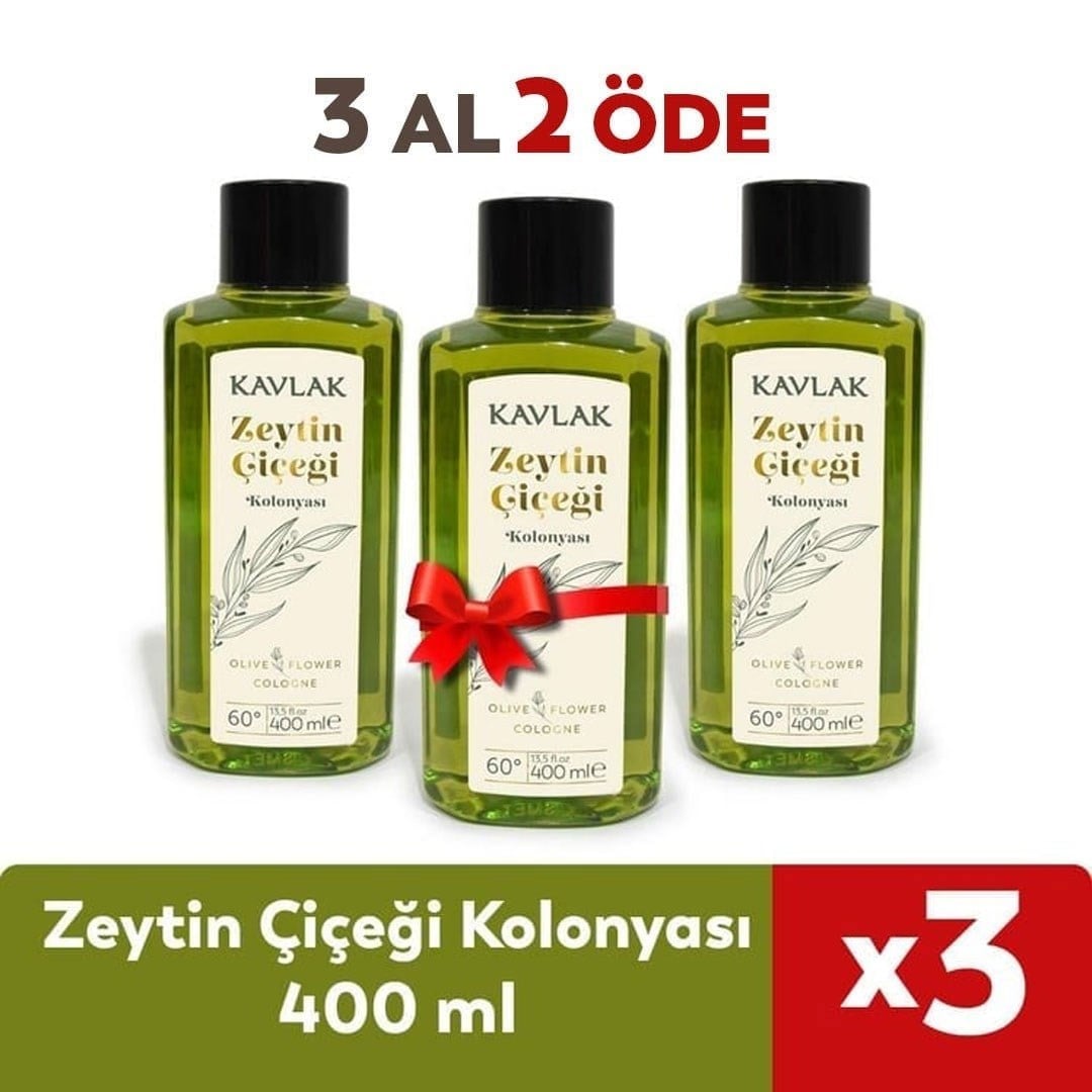 Zeytin Çiçeği Kolonyası 400 ml 3 Al 2 Öde