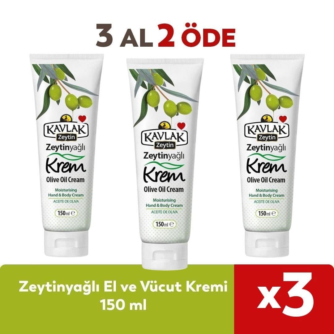 Zeytinyağlı El ve Vücut Kremi 150 Ml 3 Al 2 Öde
