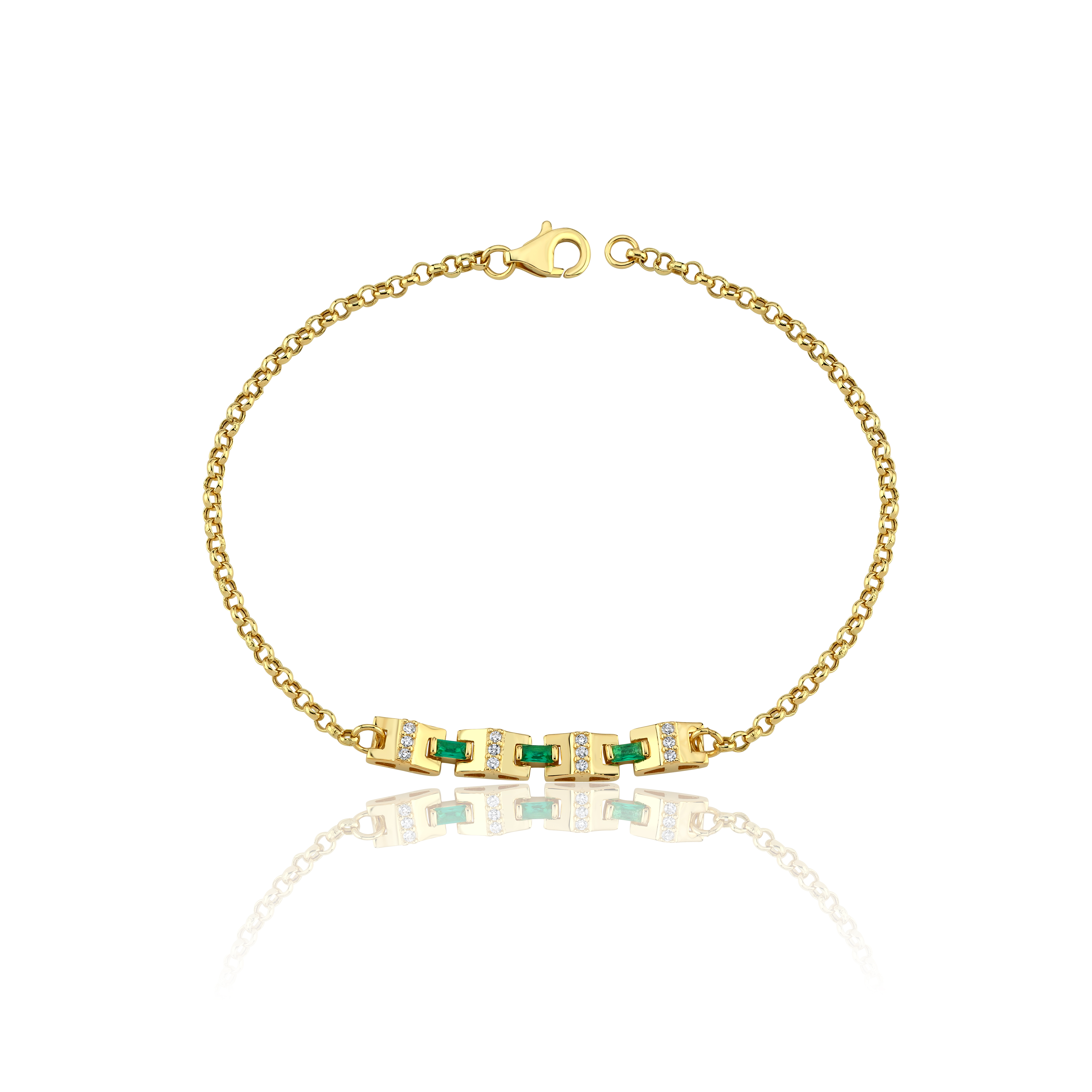 Emerald Grid Bileklik