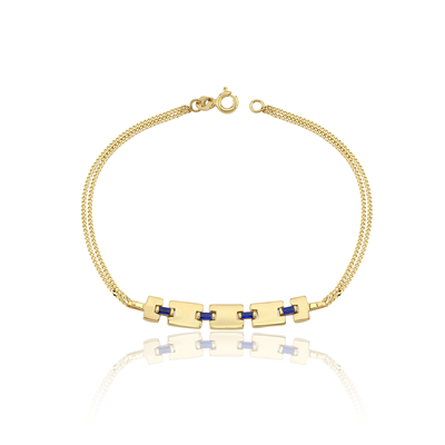 Blue Stack Bileklik
