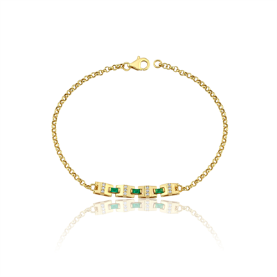 Emerald Grid Bileklik