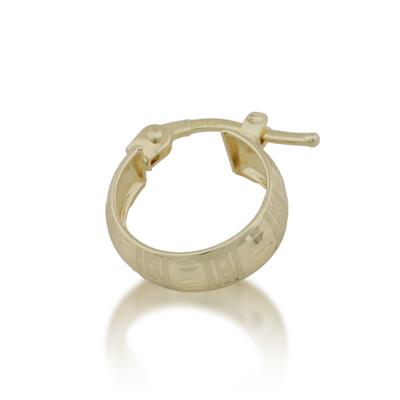 FAZ Kuyumculuk Özel Tasarımı Pütür Şerit Halka Küpe