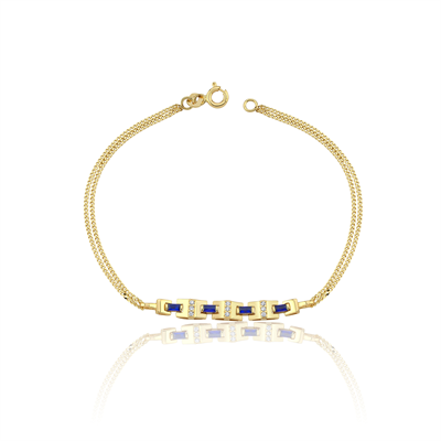 Sapphire Grid Bileklik