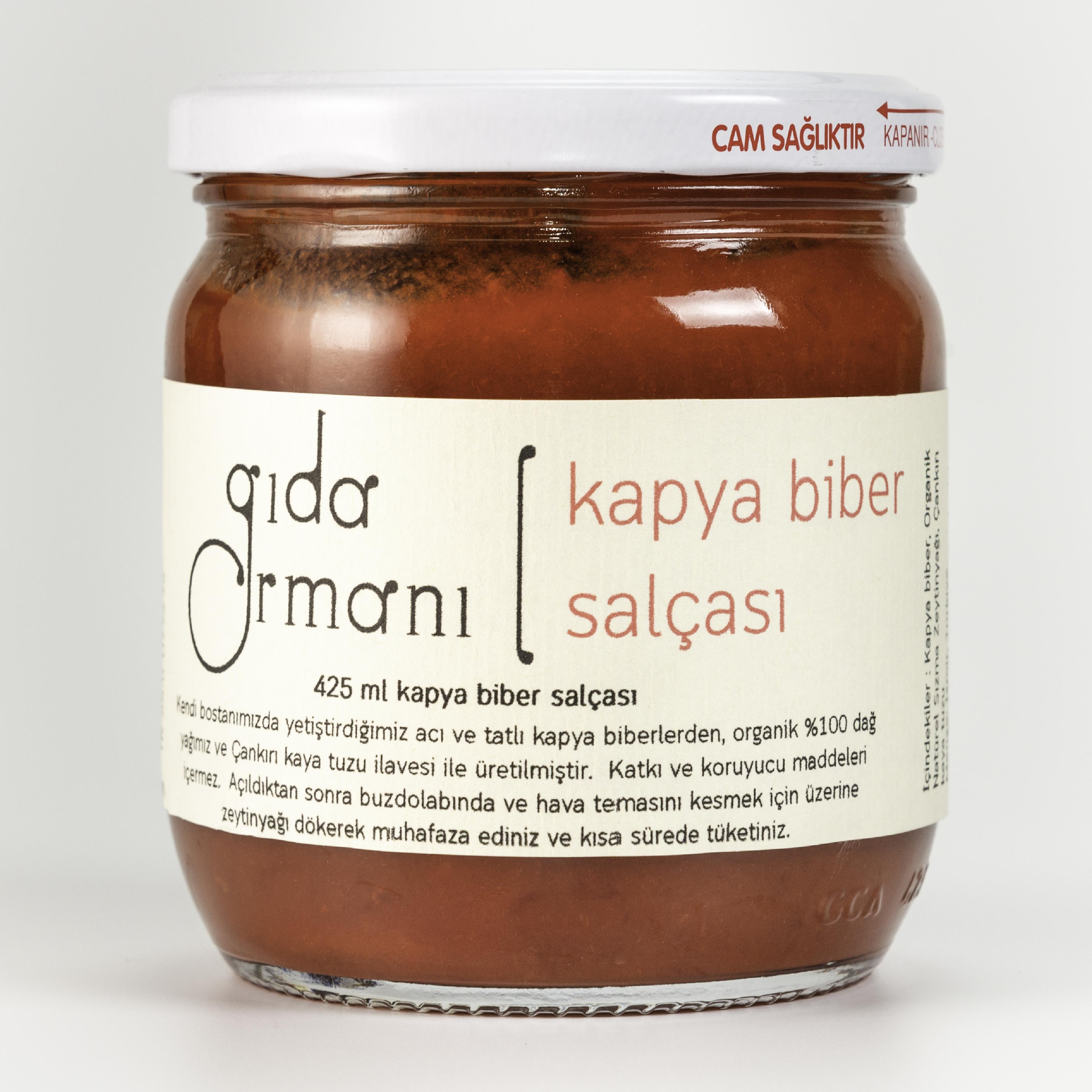 Organik Fermente Biber Salçası 400 g