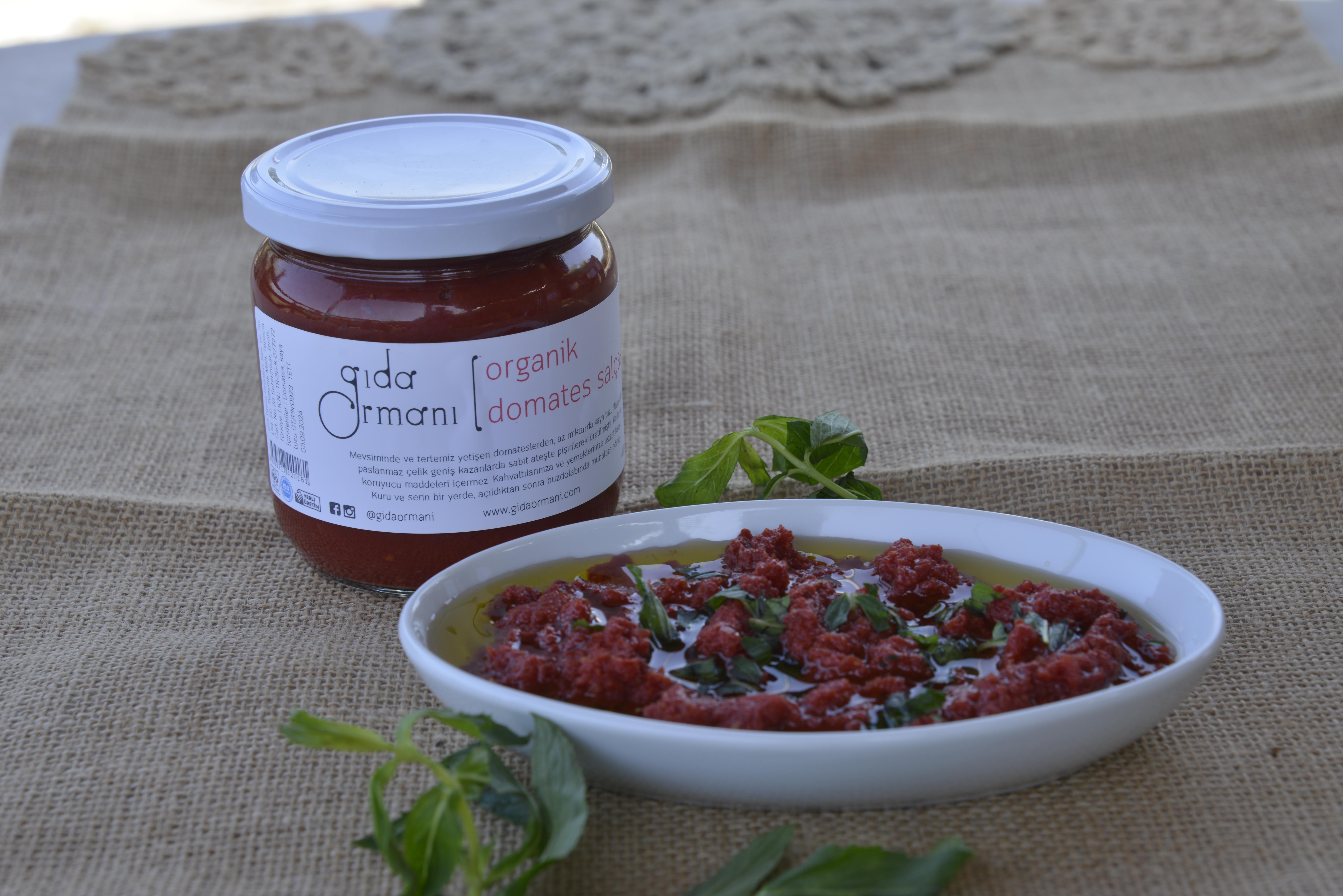 Organik Fermente Domates Salçası 405 g