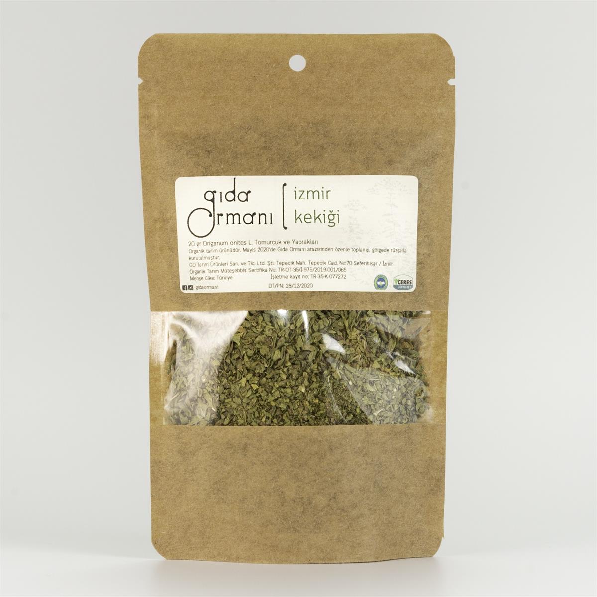 Organik Kuru İzmir Kekiği 20 g