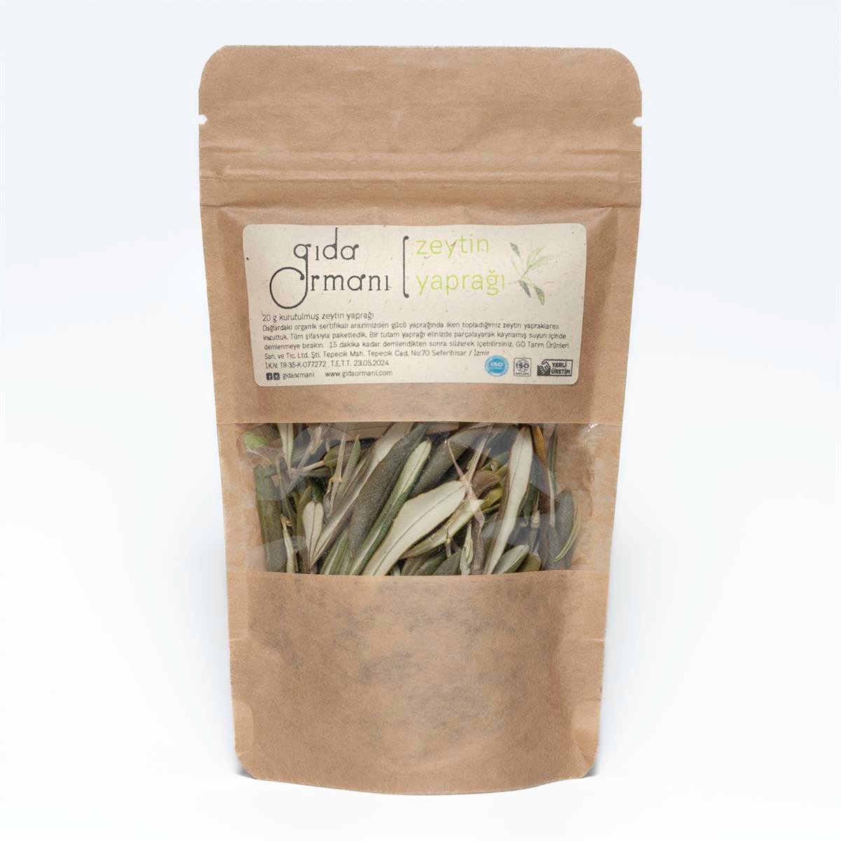 Organik Kuru Zeytin Yaprağı 20 g
