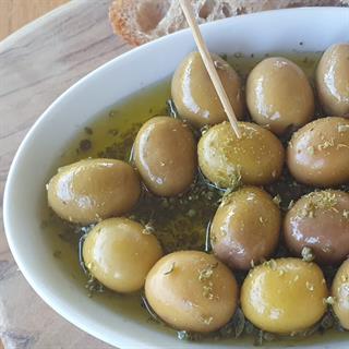 Doğal Salamura Yeşil Zeytin (Domat) 400 g