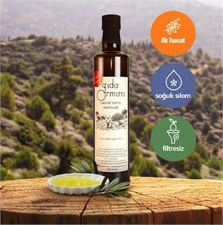 Erken Hasat Soğuk Sıkım Filtresiz Natürel Sızma Zeytinyağı 500 ml