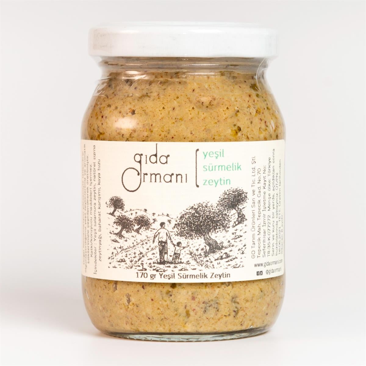 Yeşil Sürmelik Zeytin 185 g