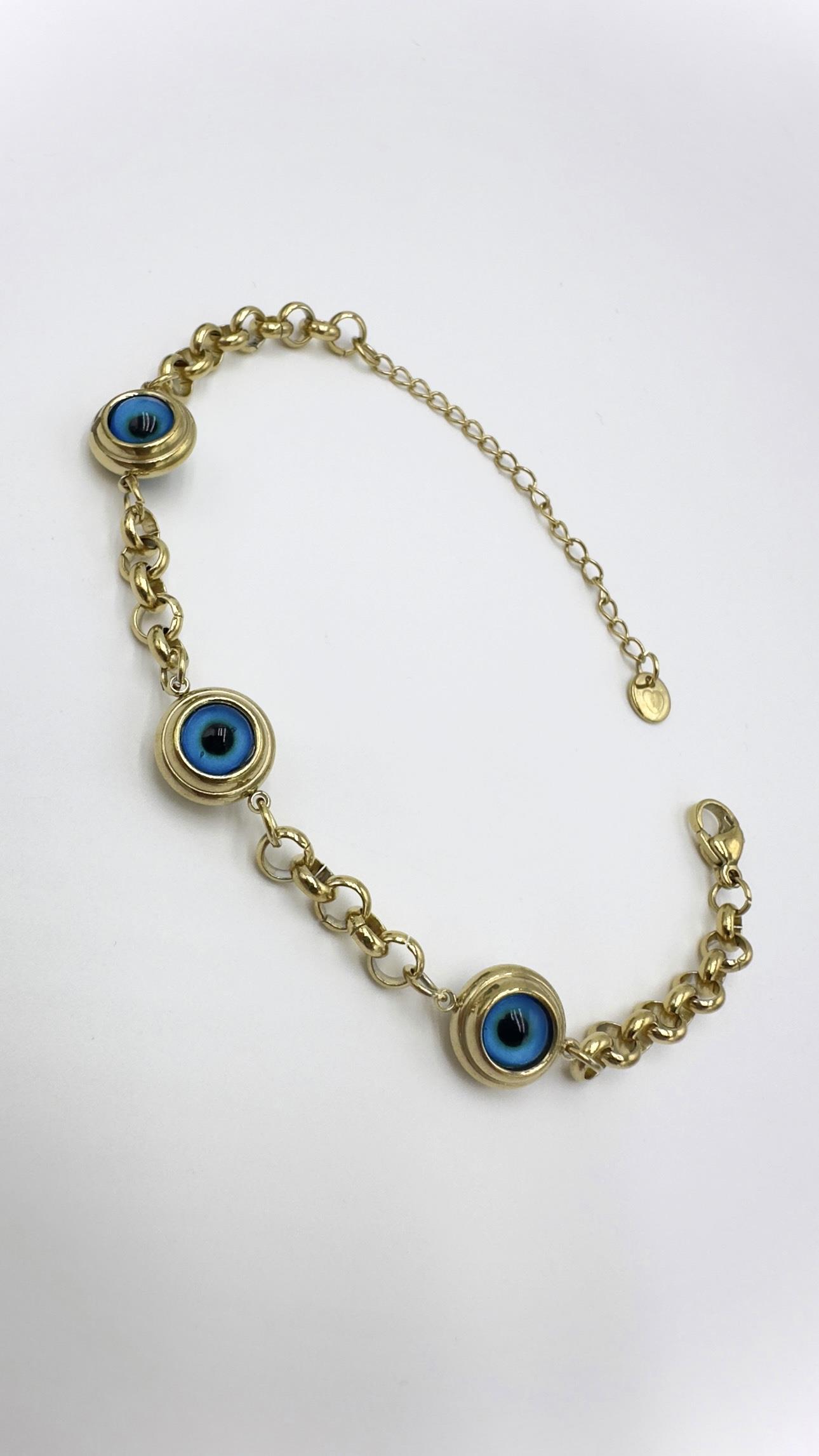 Çelik 3lü Göz Model Bileklik