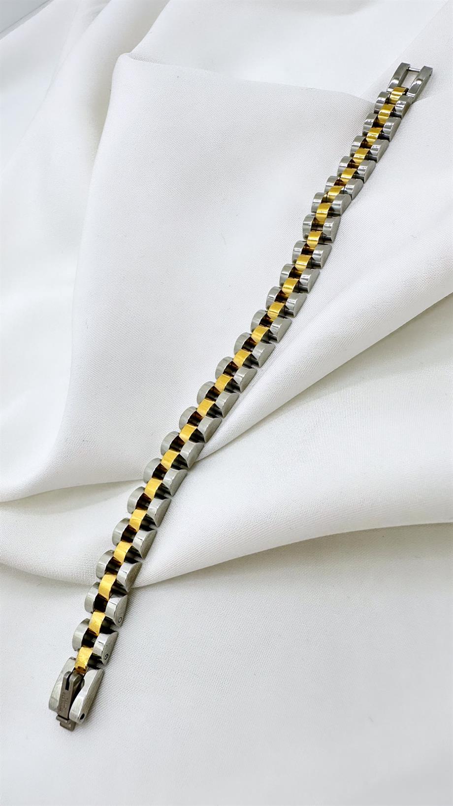ÇELİK İKİ RENKLİ ROLEX KELEPÇE