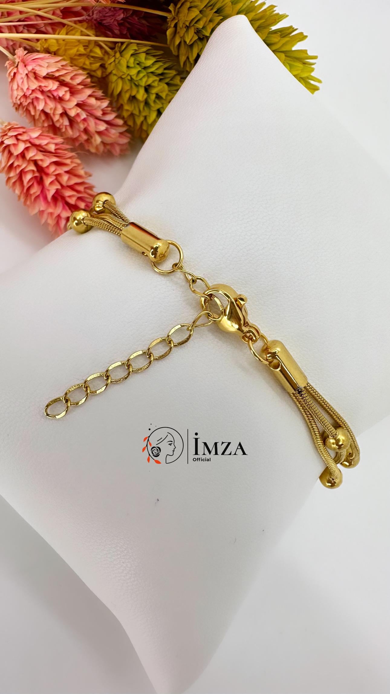 Çelik Üçlü Dorika Bileklik