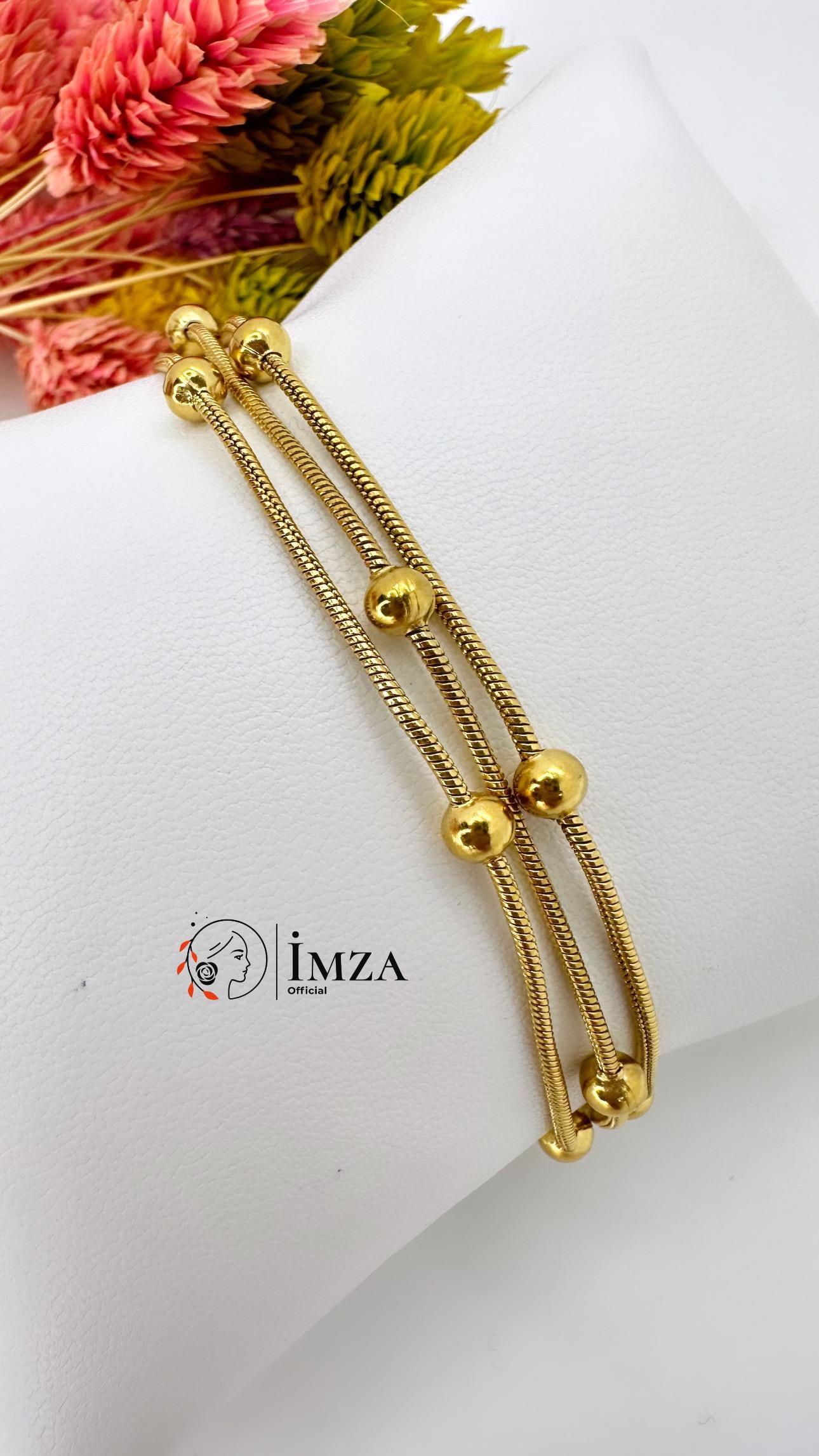 Çelik Üçlü Dorika Bileklik