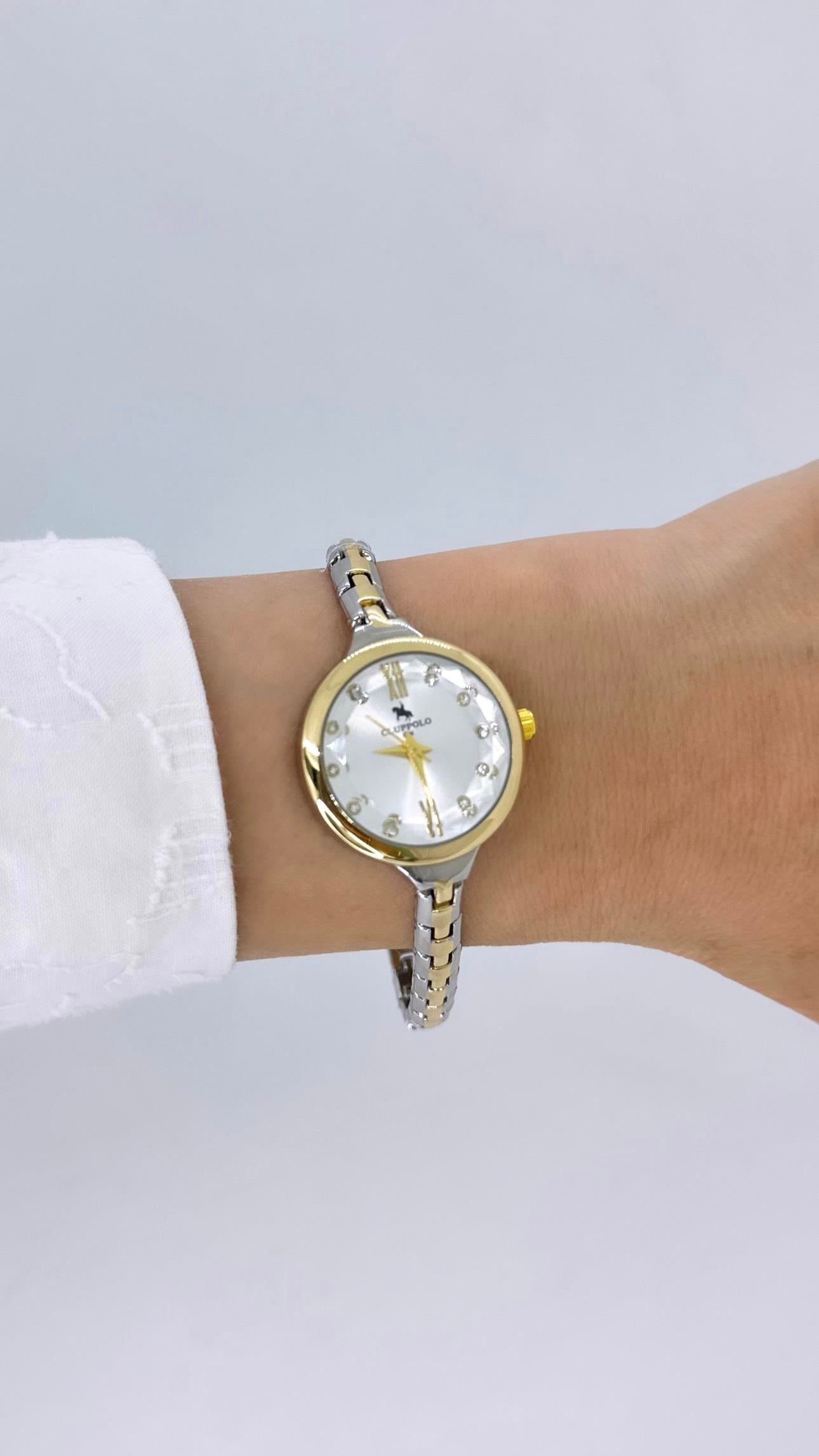 Gold/ Silver Haleyn Saat