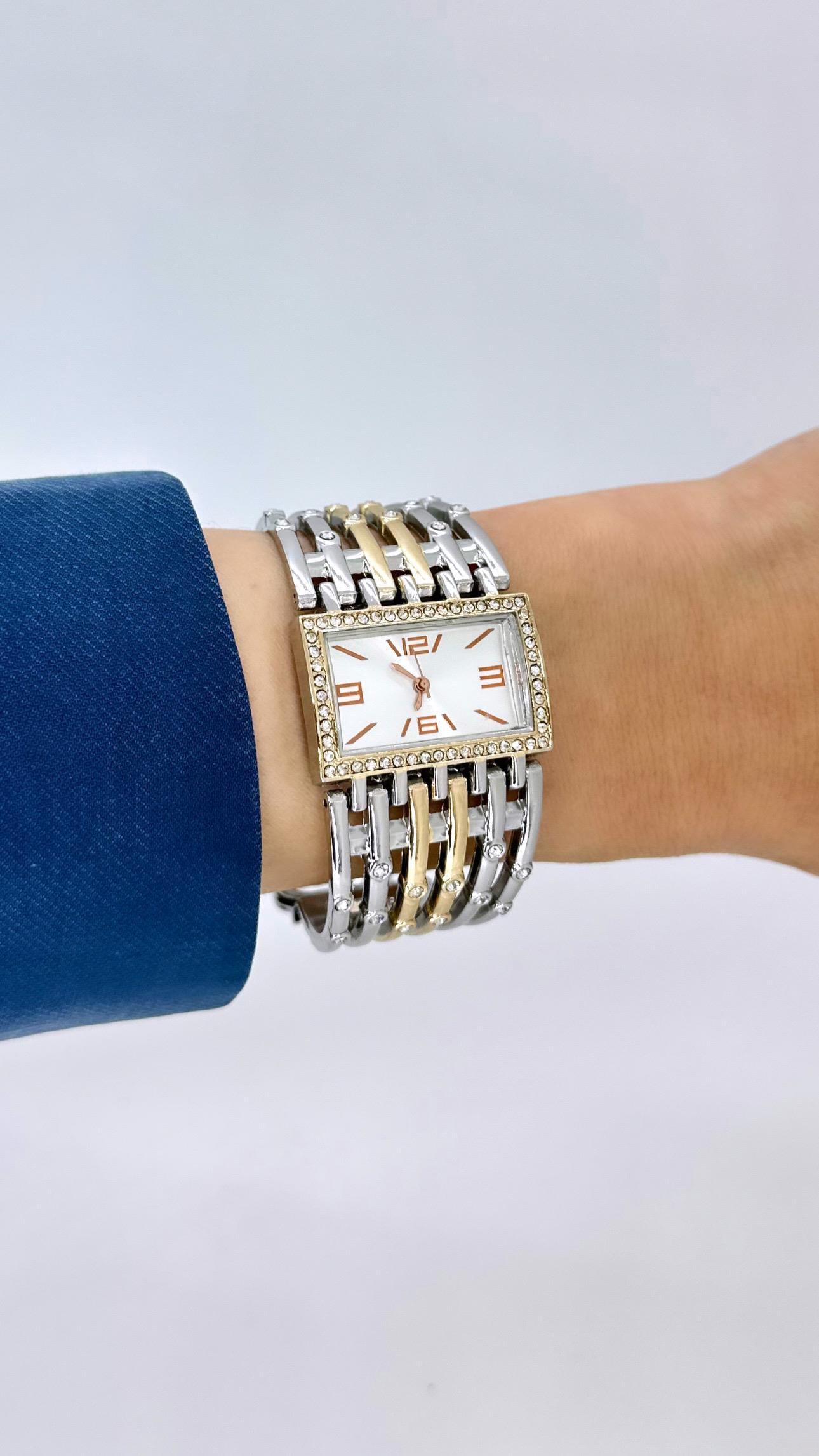 Kaburga Saat Sillver/ Gold