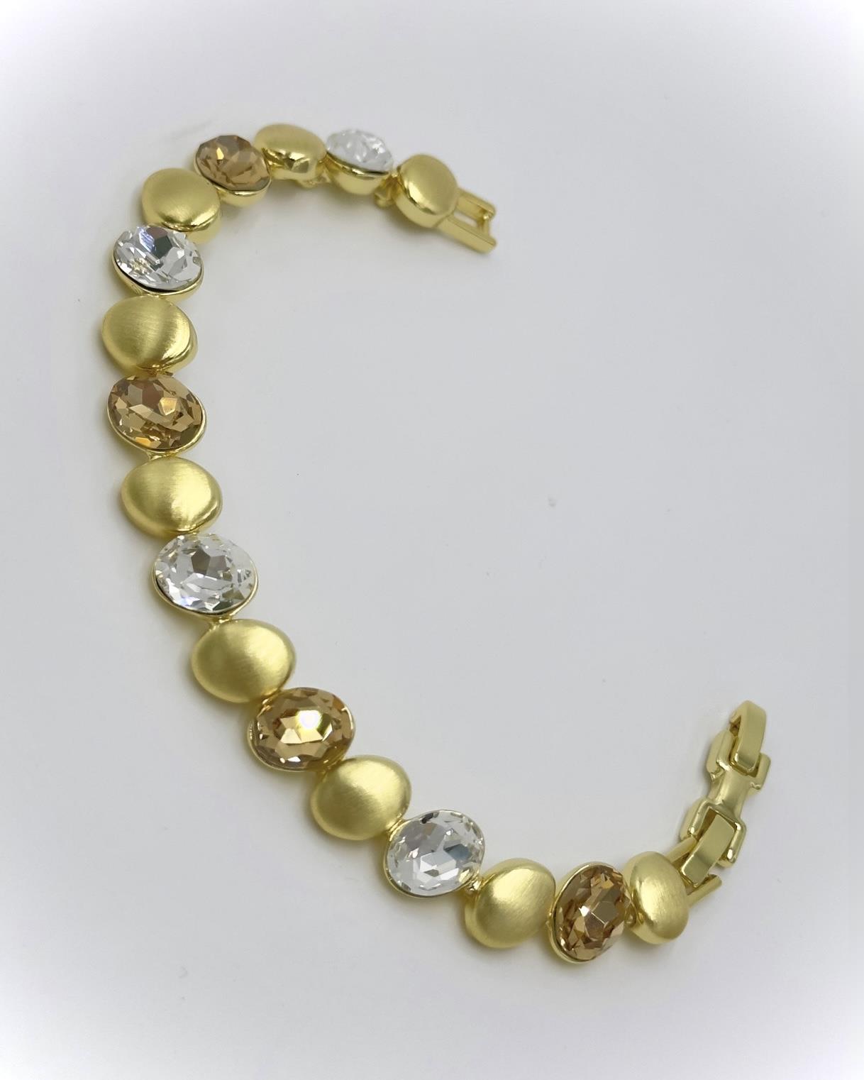 Paris Krıstal Taşlı Amber Zarafeti Model Tasarım Bileklik