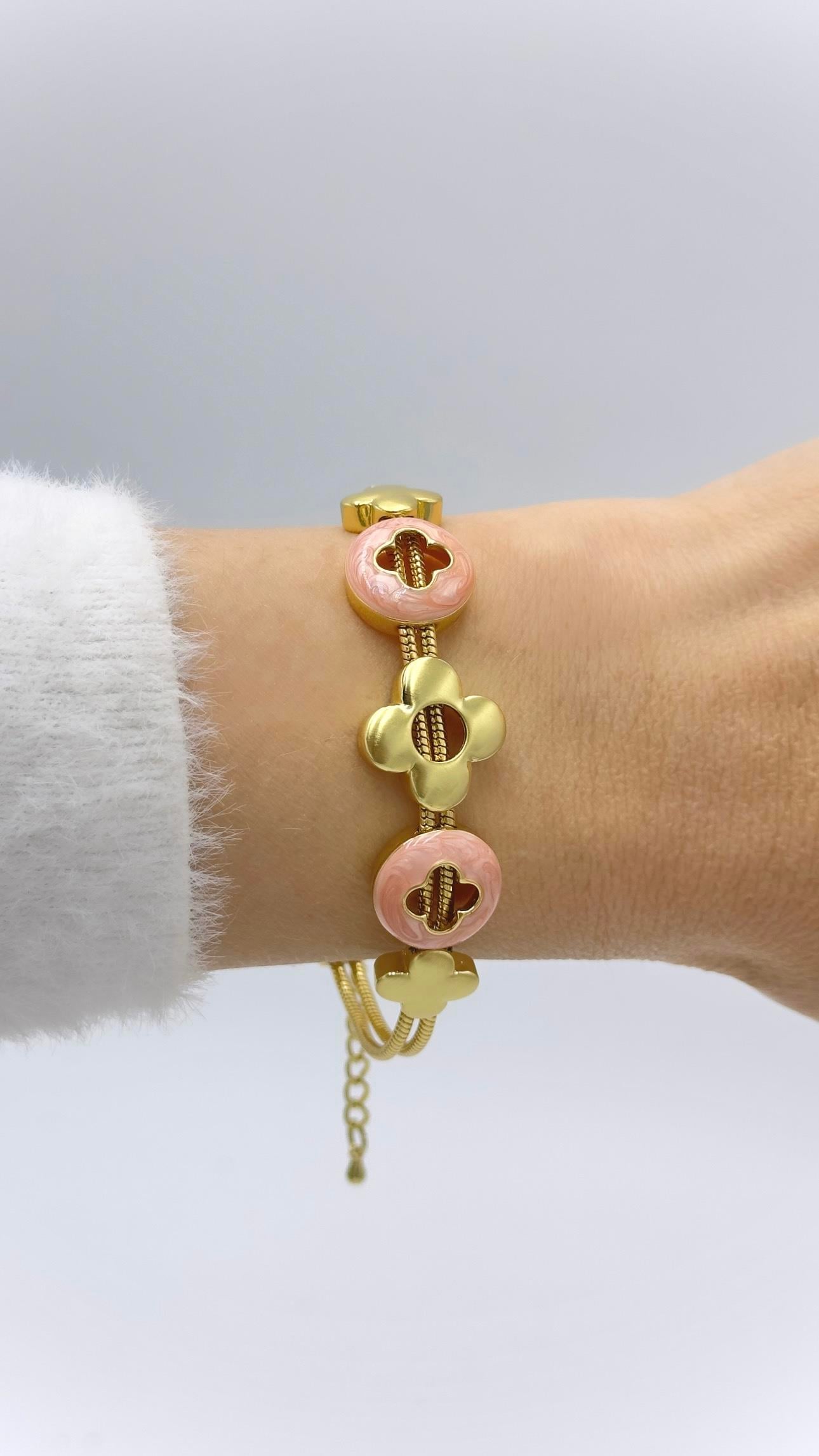 Paris Pembe Tılsım Aura Model Tasarım Bileklik