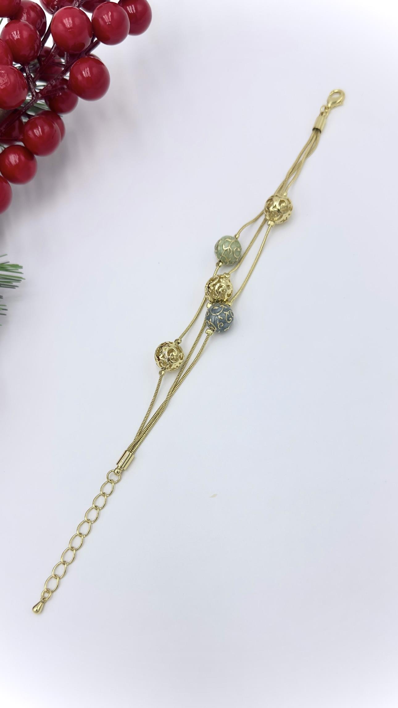 Paris Renkli Toplar Tasarım Model Bileklik