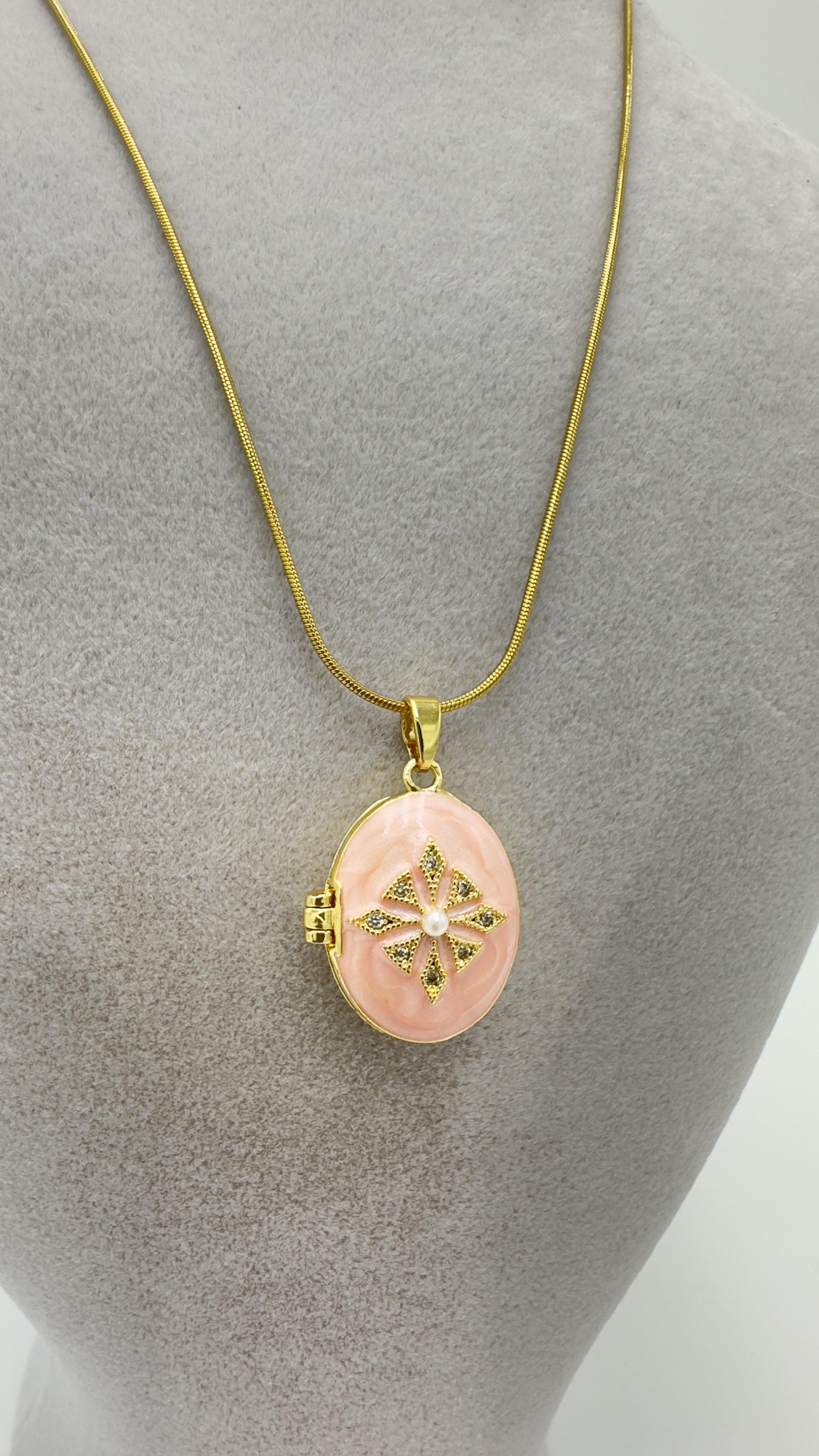 Pembe Siriüs Yıldızı Alya Model Kolye