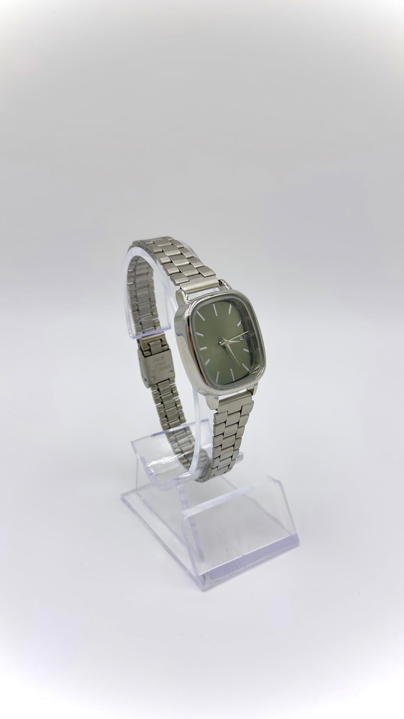 Rlx Sılver Dikdörtgen Yeşil Kadranlı Saat