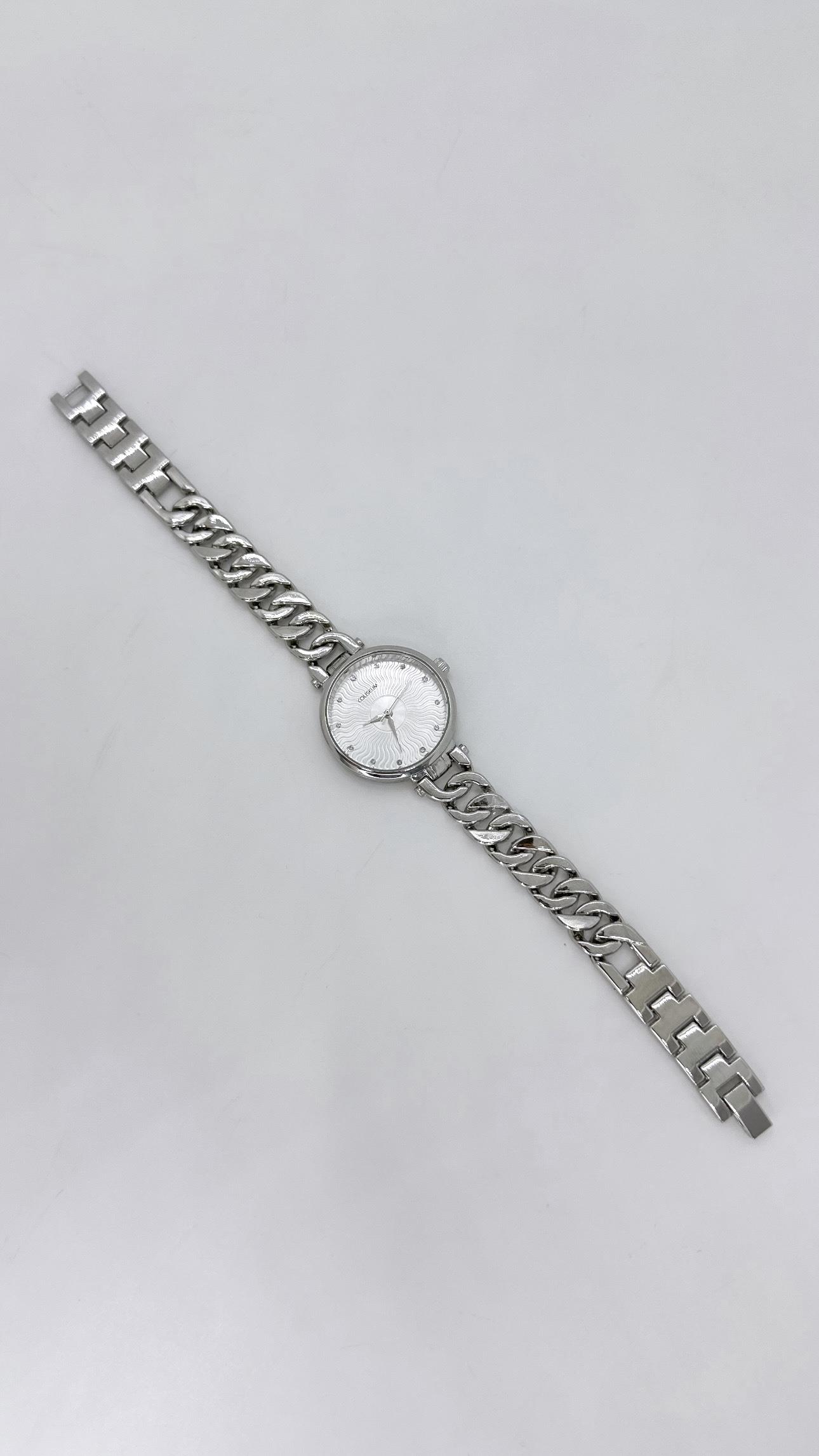 Silver Gurmet / Beyaz Kadranlı Saat