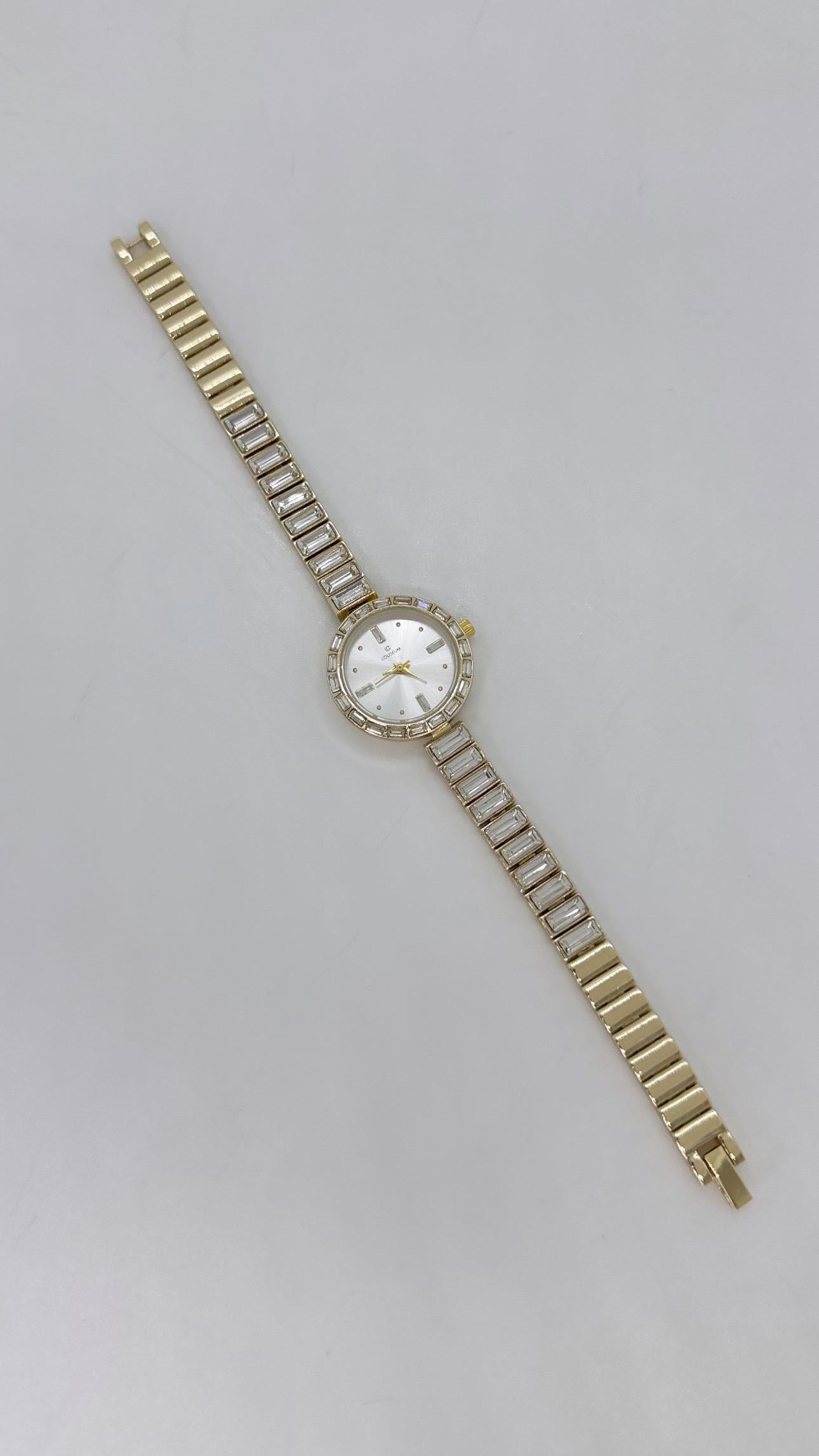 Svr Yuvarlak Gold/ Beyaz Saat