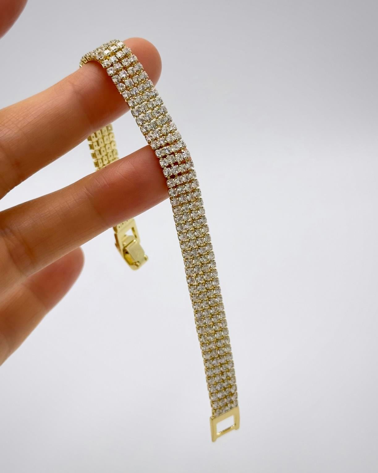 Vip 14 K Altın Kaplama 4lü Suyolu Model Bileklik