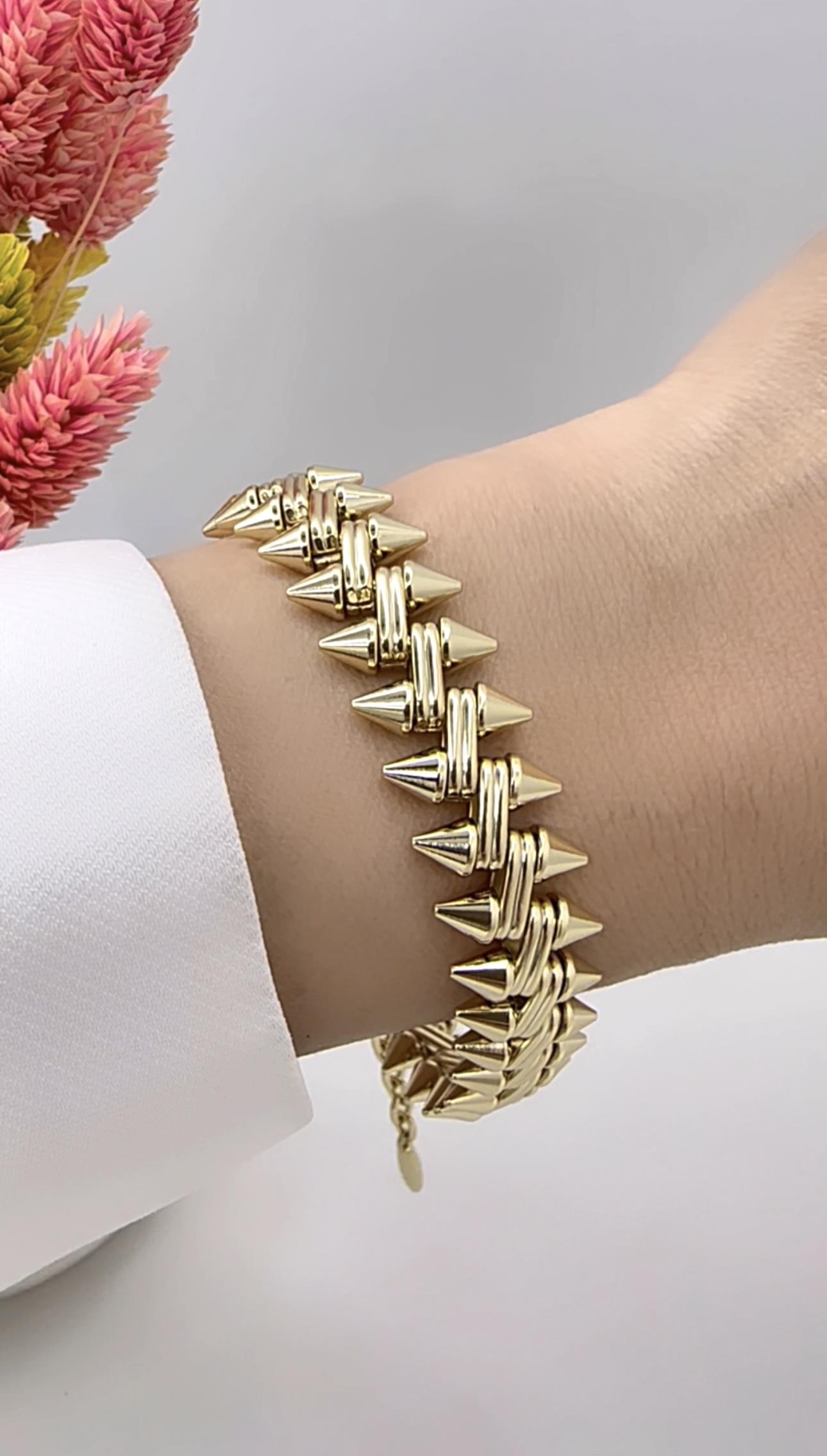 Vip 14 K Balık Sırtı Bileklik