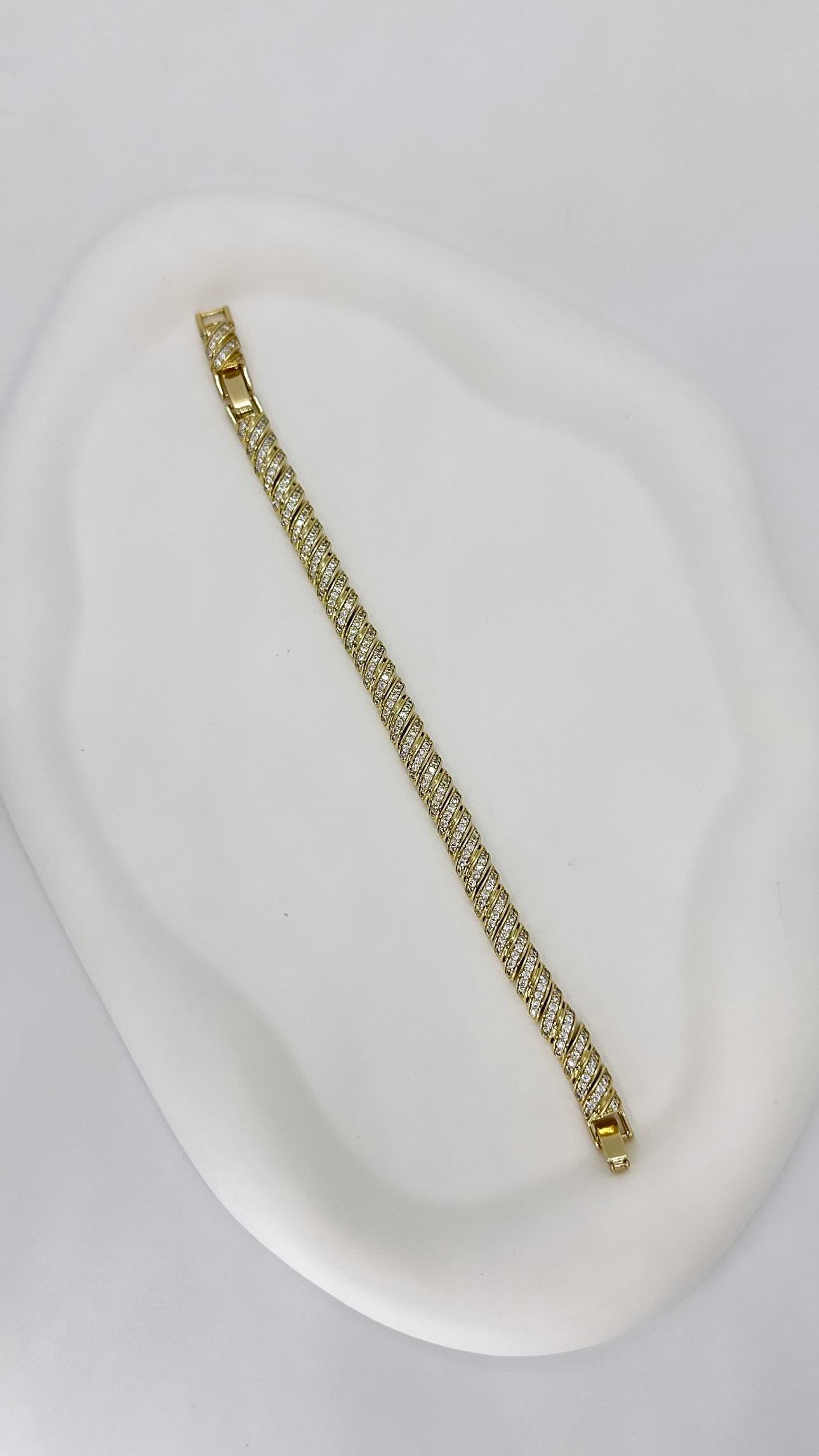 Vip 14 K Deniz Dalgası Bileklik
