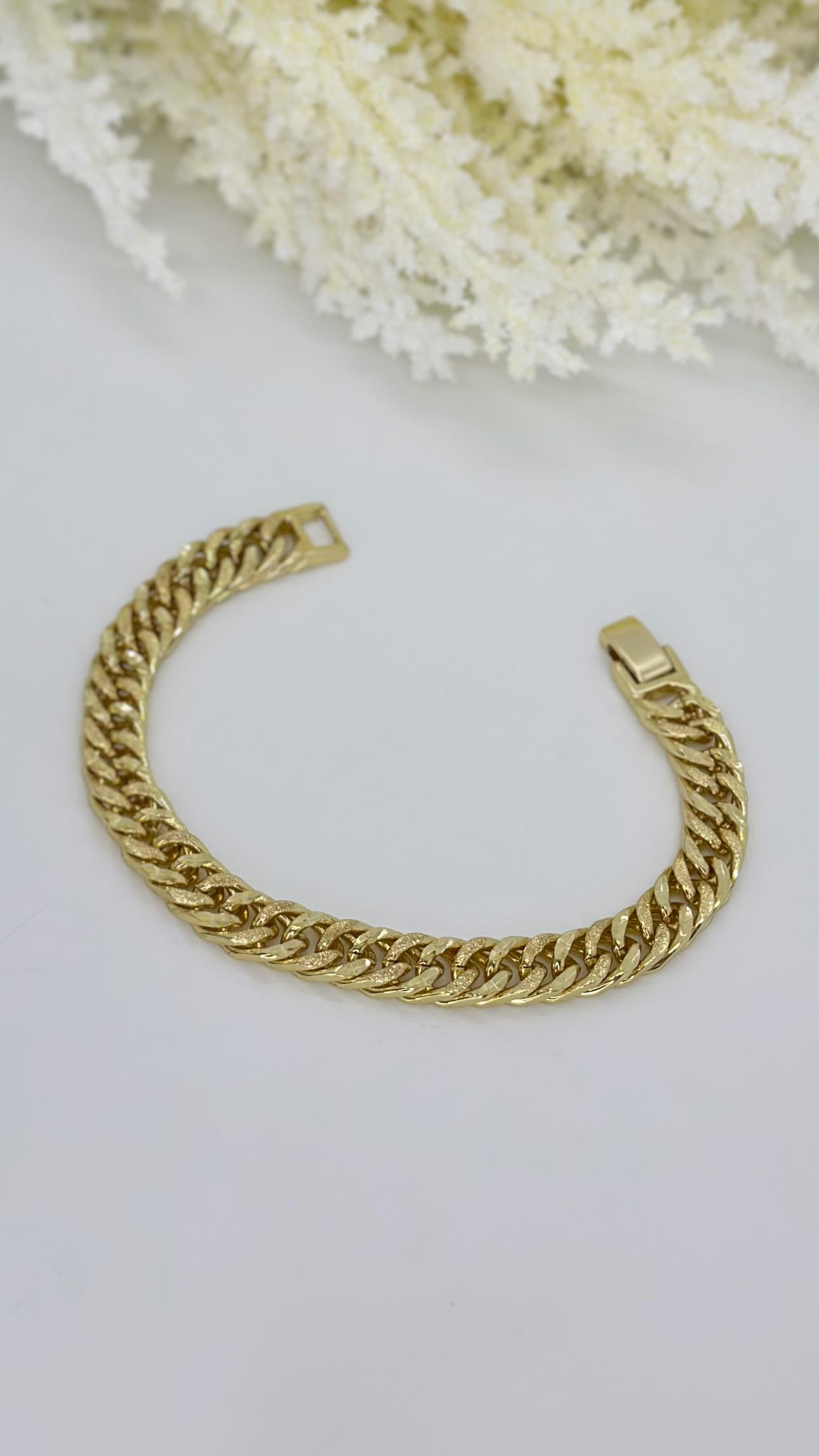 Vip 14 K Desenli Gurmet Bileklik