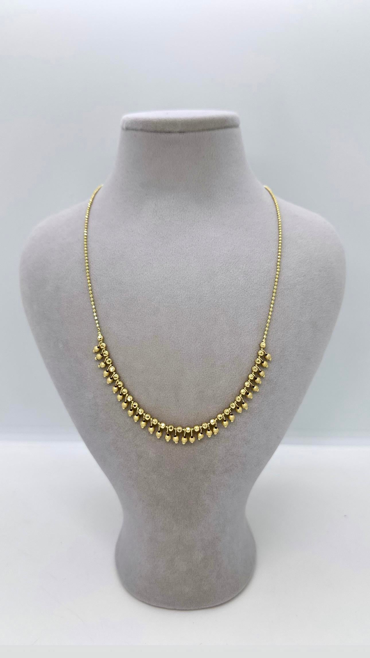 Vip 14 K Dorika Sallantılı Kolye