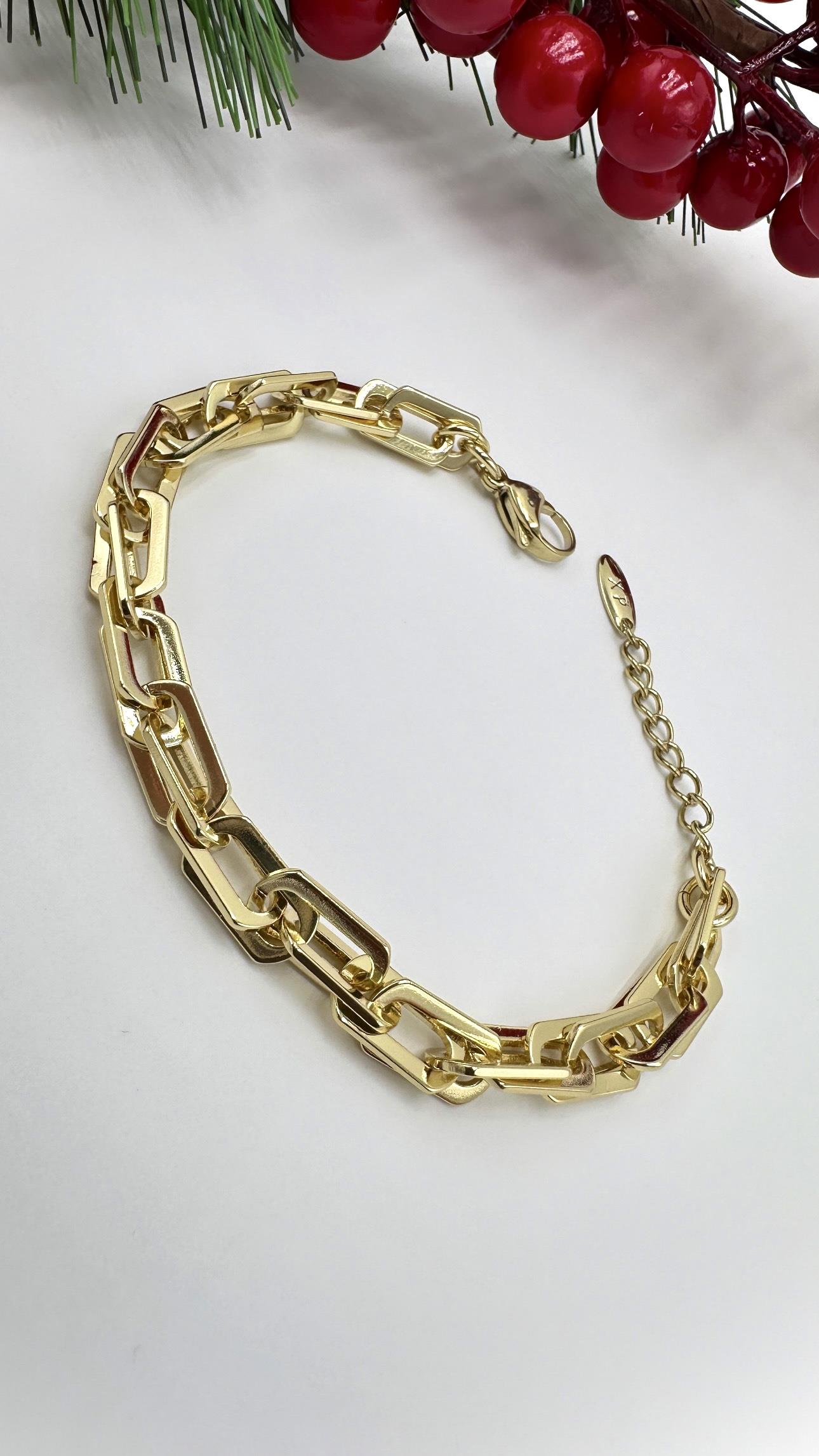 Vip 14 K Fasetli Ataç Model Bileklik