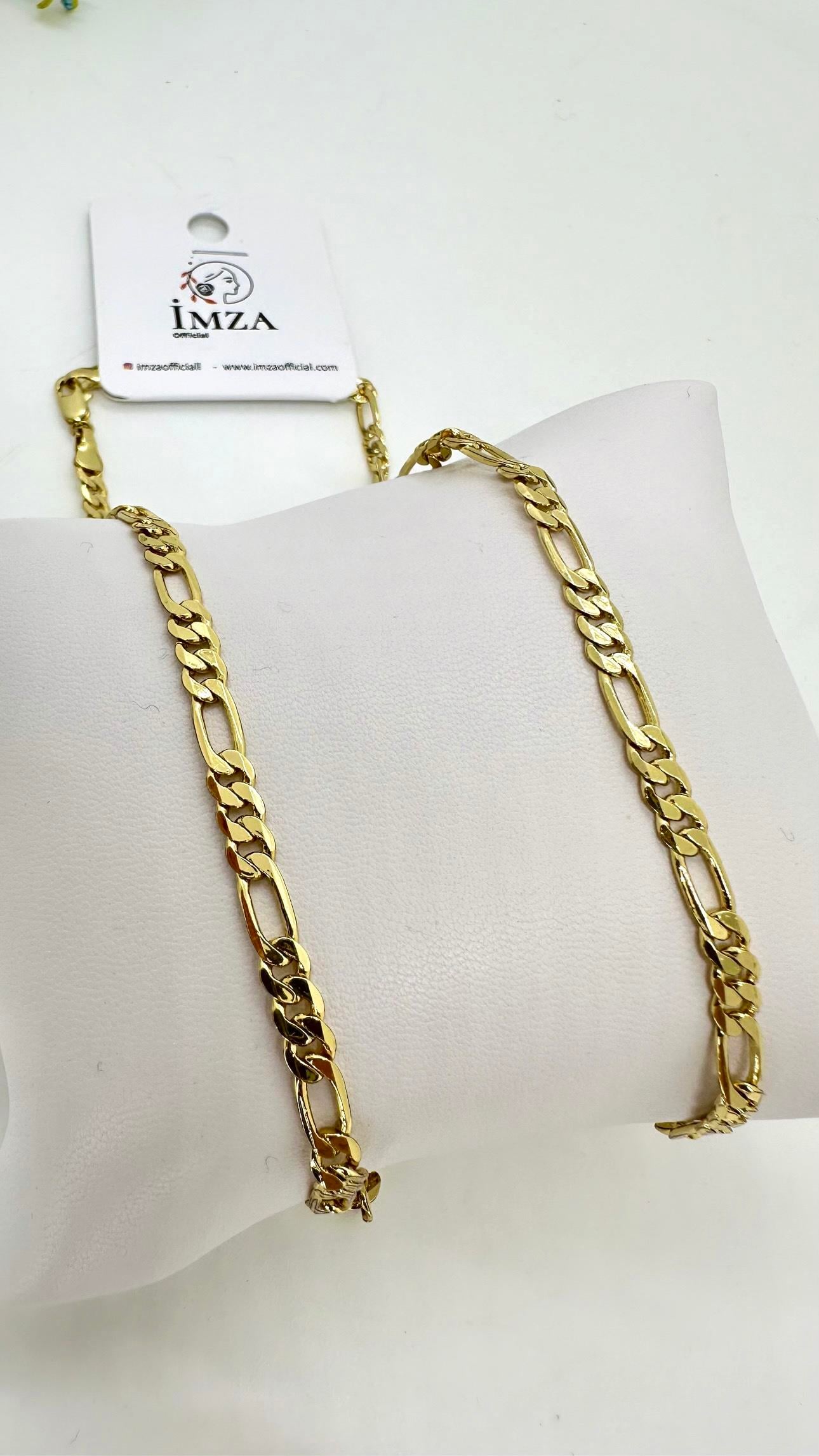 Vip 14 K Figaro 50cm Zincir Kolye