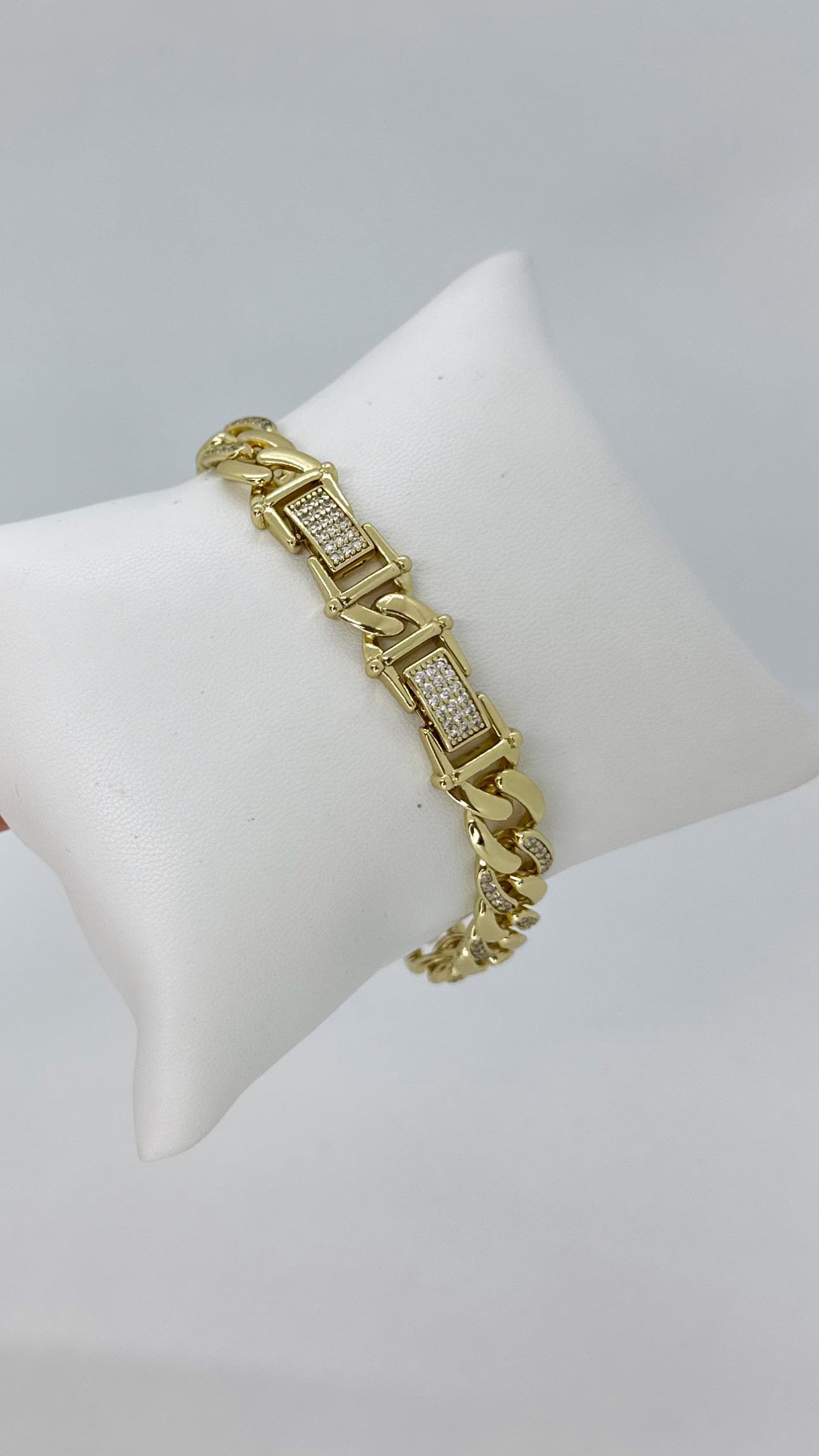 Vip 14 K Halka Detaylı Gurmet Bileklik