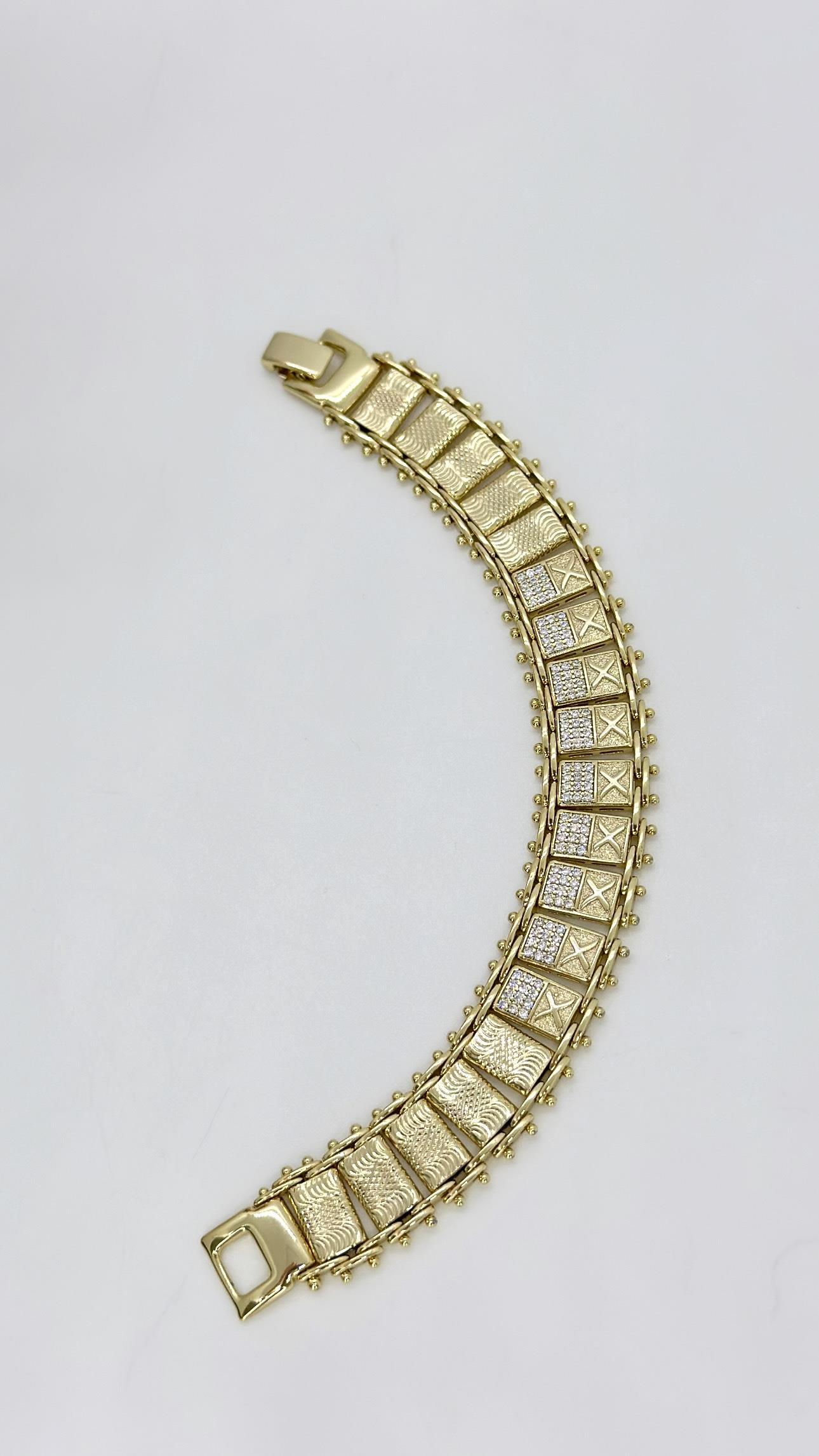 Vip 14 K Hasır X Bileklik