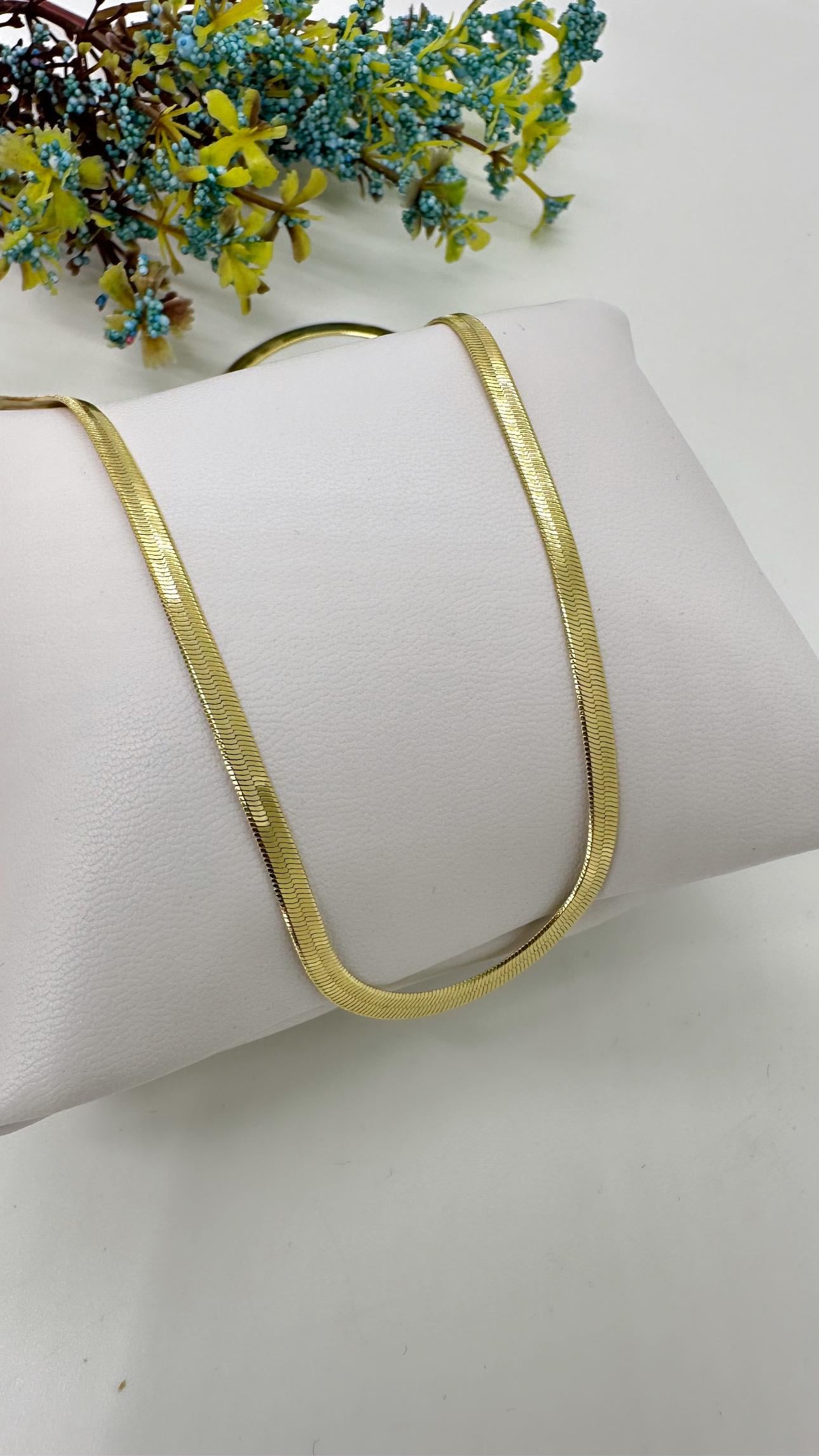 Vip 14 K İtalyan Ezme 45cm Kolye