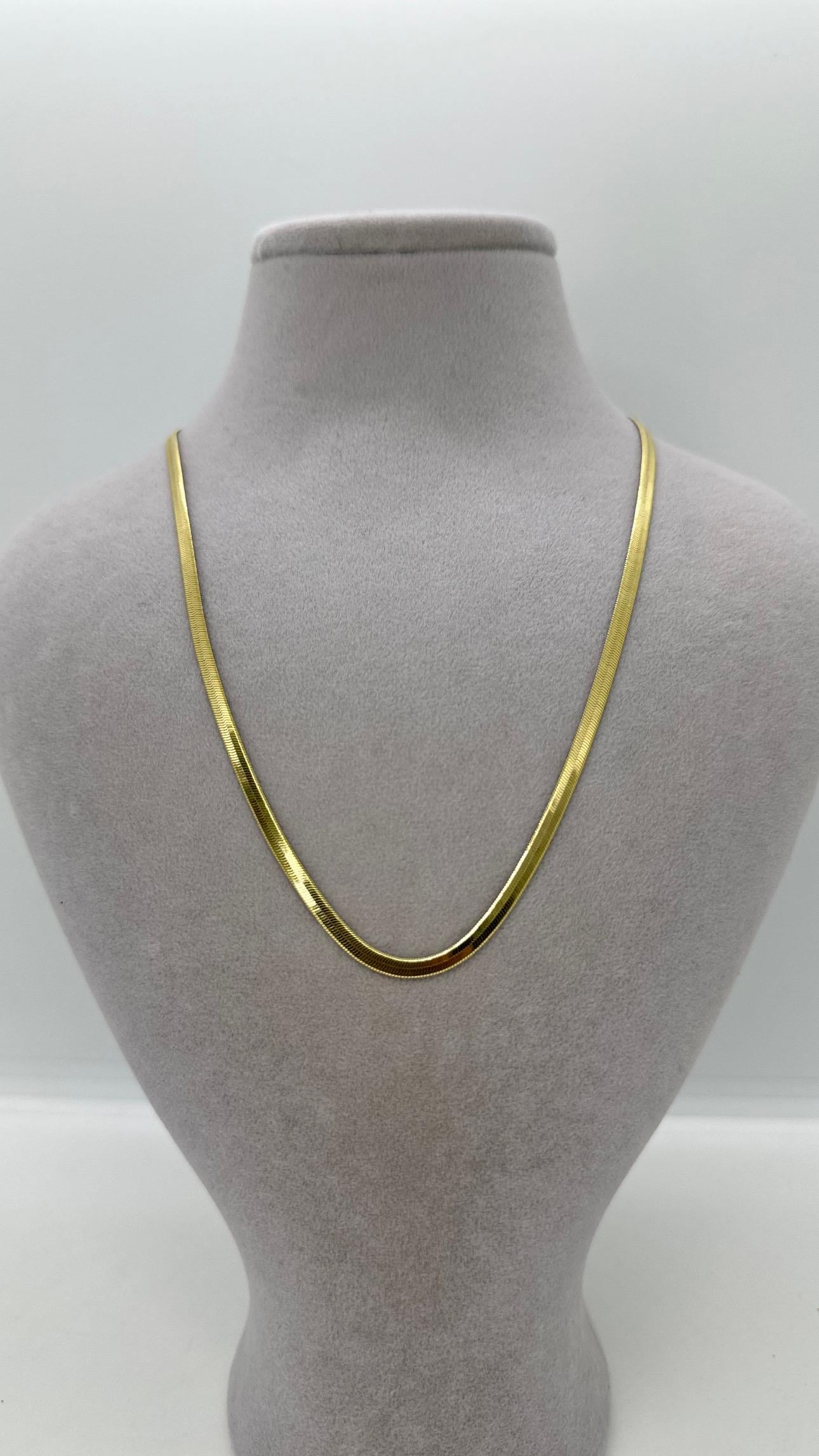 Vip 14 K İtalyan Ezme 45cm Kolye
